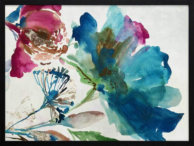 Blossoming II Framed Floral Art Print - Elegant Wall Decor for Living Room, Bedroom & Office