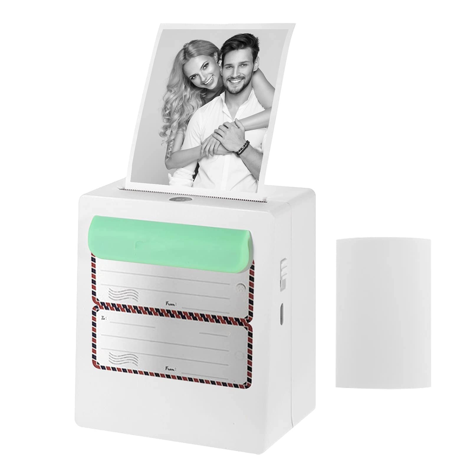 BISOFICE PeriPage A8 Portable Mini Wireless Bluetooth Thermal Printer - 304DPI High Resolution for Receipts, Labels, Memo Stickers & AR Photos | Compatible with Android, iOS, Windows | Perfect for Home, Office & Retail Use
