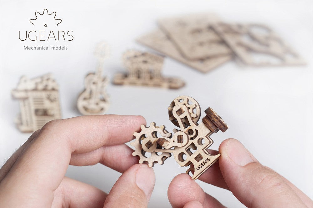 UGears U Fidget Creation - 3D Wooden Puzzle Fidget Toy for Adults & Kids - Stress Relief & Focus Tool - Perfect for Office, Home & Classroom Use
