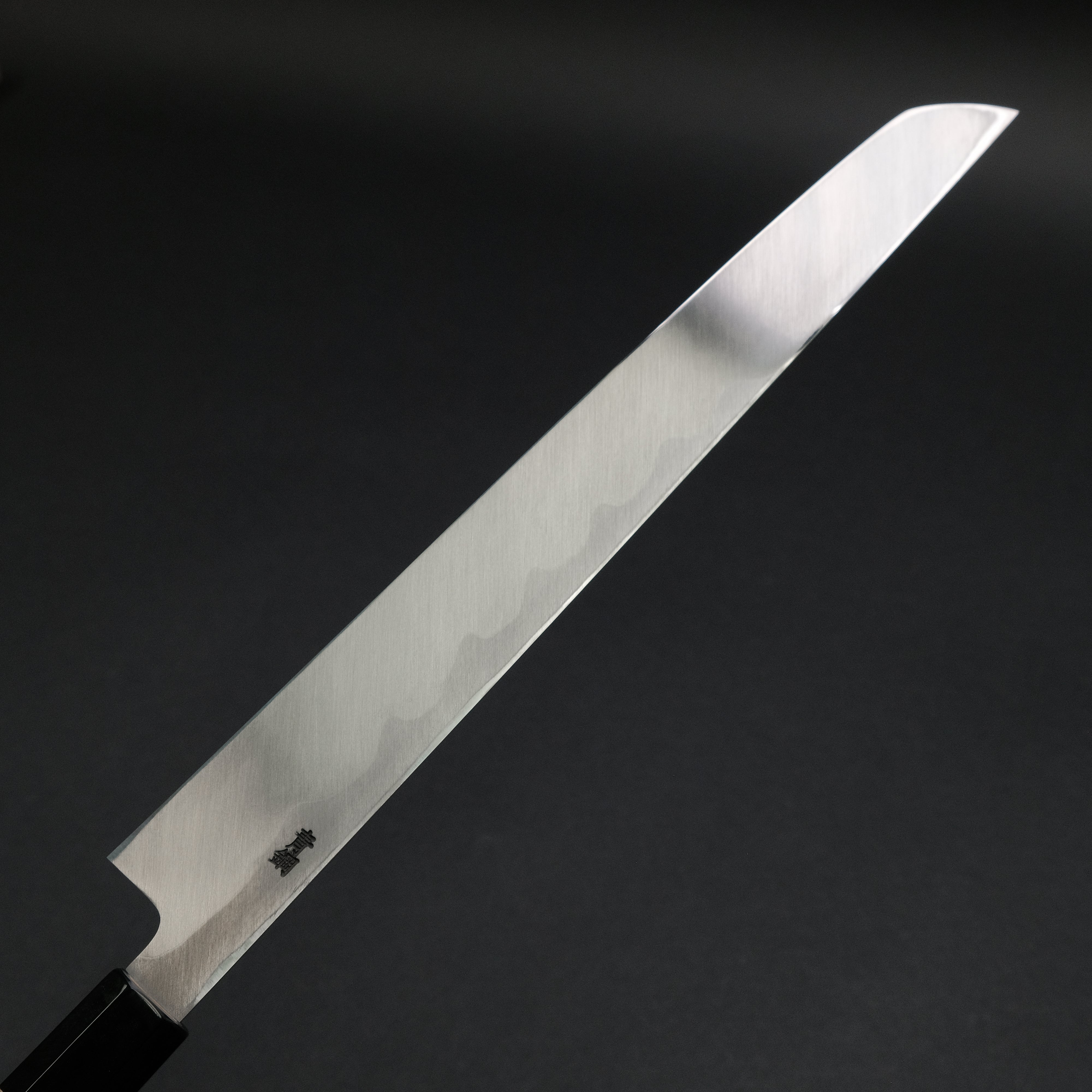 Hitohira Kikuchiyo Manzo Blue #2 Yanagiba Sakimaru Sushi Knife 300mm - Japanese Ho Wood Handle with Saya - Perfect for Sushi Chefs & Japanese Cuisine Preparation
