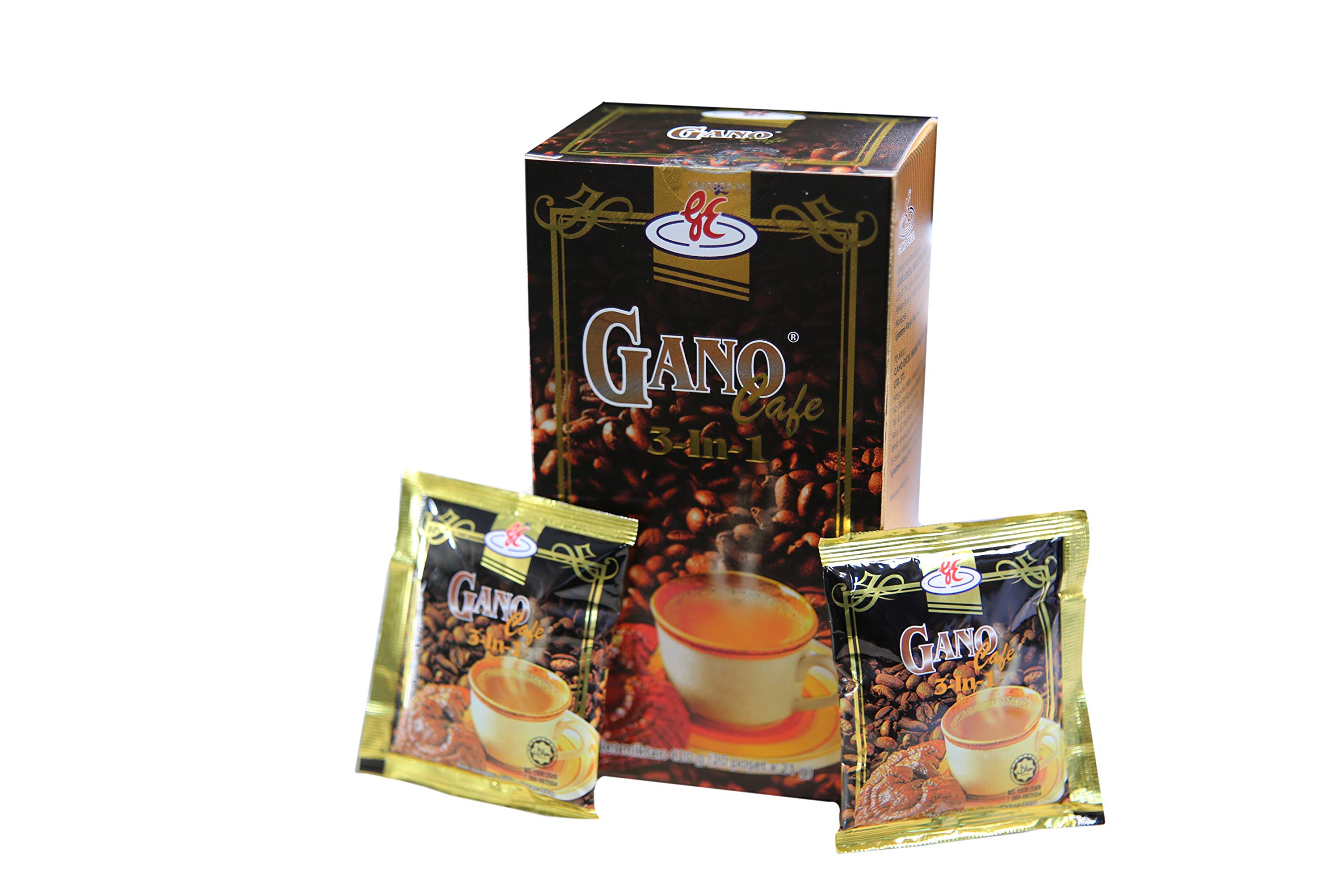 Premium GanoCafe 3-in-1 Ganoderma Coffee - 6 Boxes by GANO EXCEL INTERNATIONAL | Organic Mushroom Coffee Blend for Energy Boost & Wellness | Perfect for Morning Routine, Office Work & Healthy Lifestyle