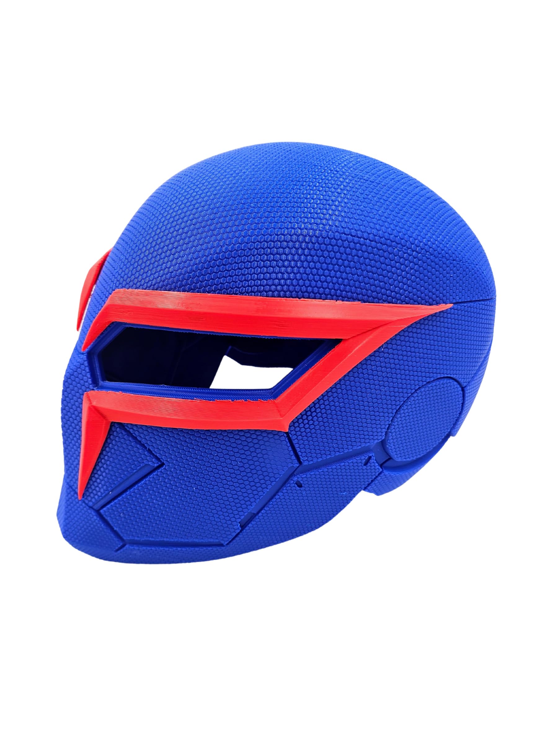 Cosplay Life 2099 Face Shell Mask - Futuristic Blue Cosplay Costume Accessory with Detachable Back Plate & Lenses | Perfect for Halloween, Comic Con, Cosplay Events & Futuristic Themed Parties