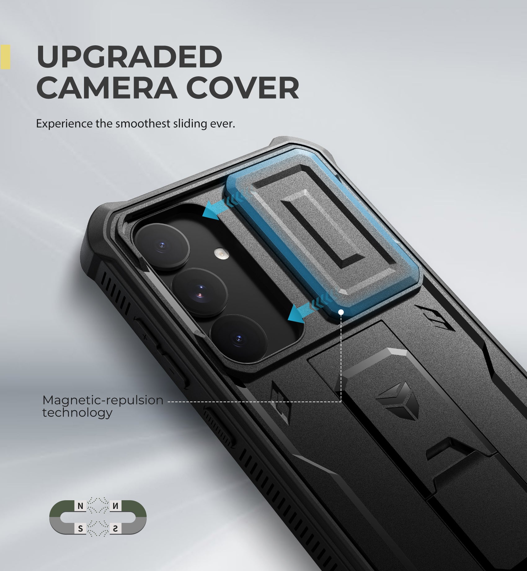 Durable Samsung Galaxy S25 Plus Case with Screen Protector - Heavy Duty Shockproof Cover, Slide Camera Protection & Kickstand - Perfect for Outdoor Activities, Work & Travel