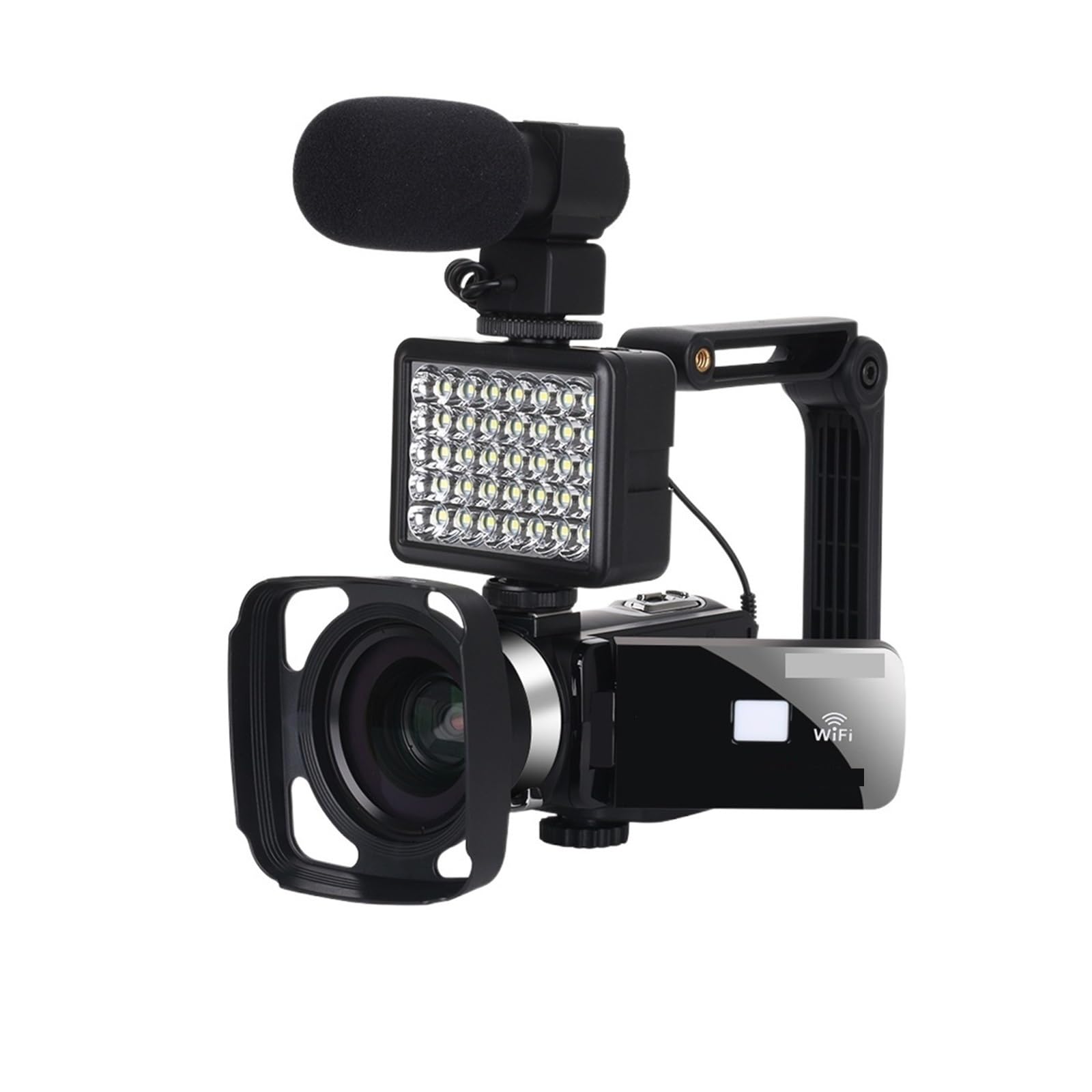 4K Video Camera for Live Streaming & Vlogging - Digital Camcorder with Wide Angle Lens & Night Vision, Perfect for YouTube, TikTok, Travel & Photography (No SD Card Included)