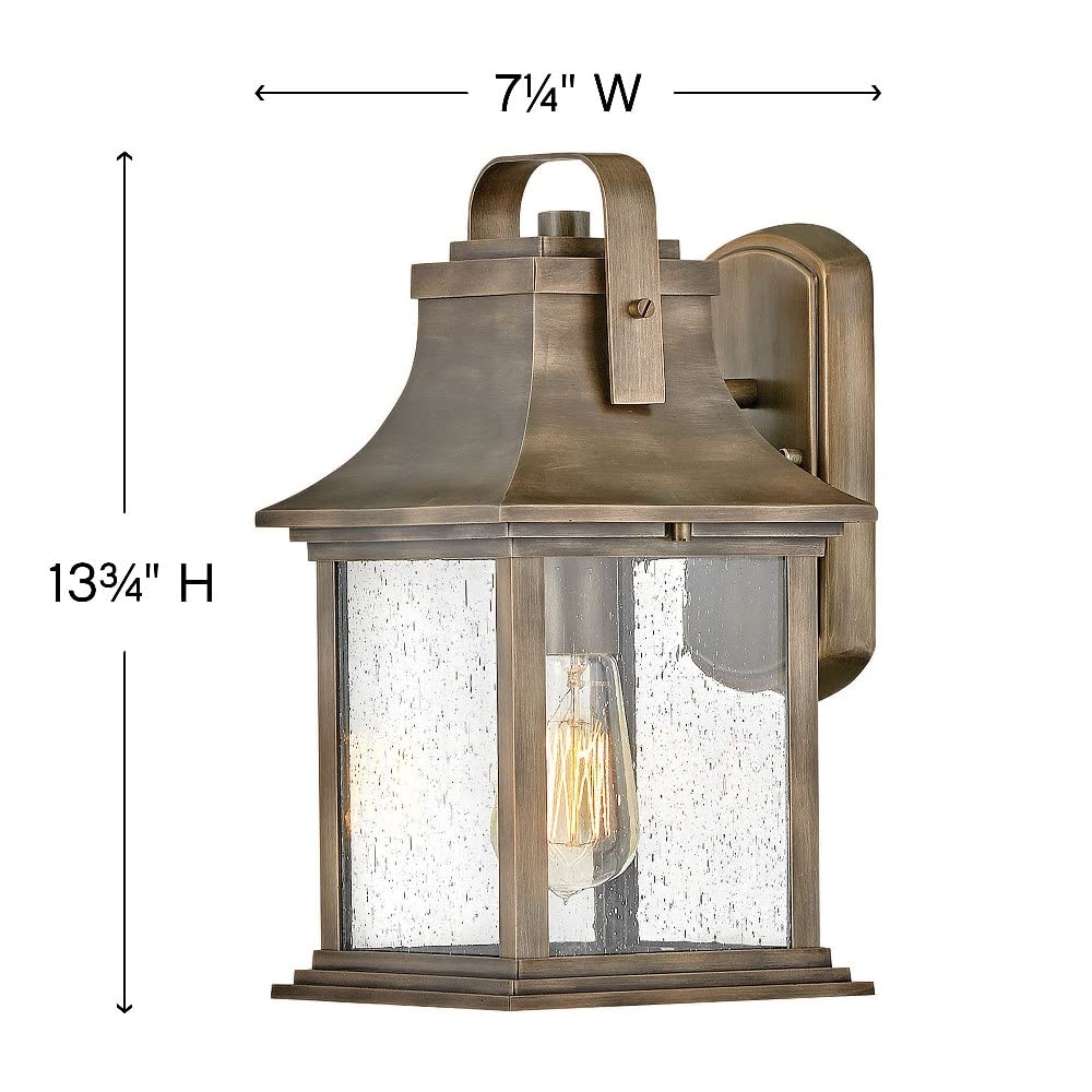 Traditional Style Small Outdoor Wall Lantern - 7.25