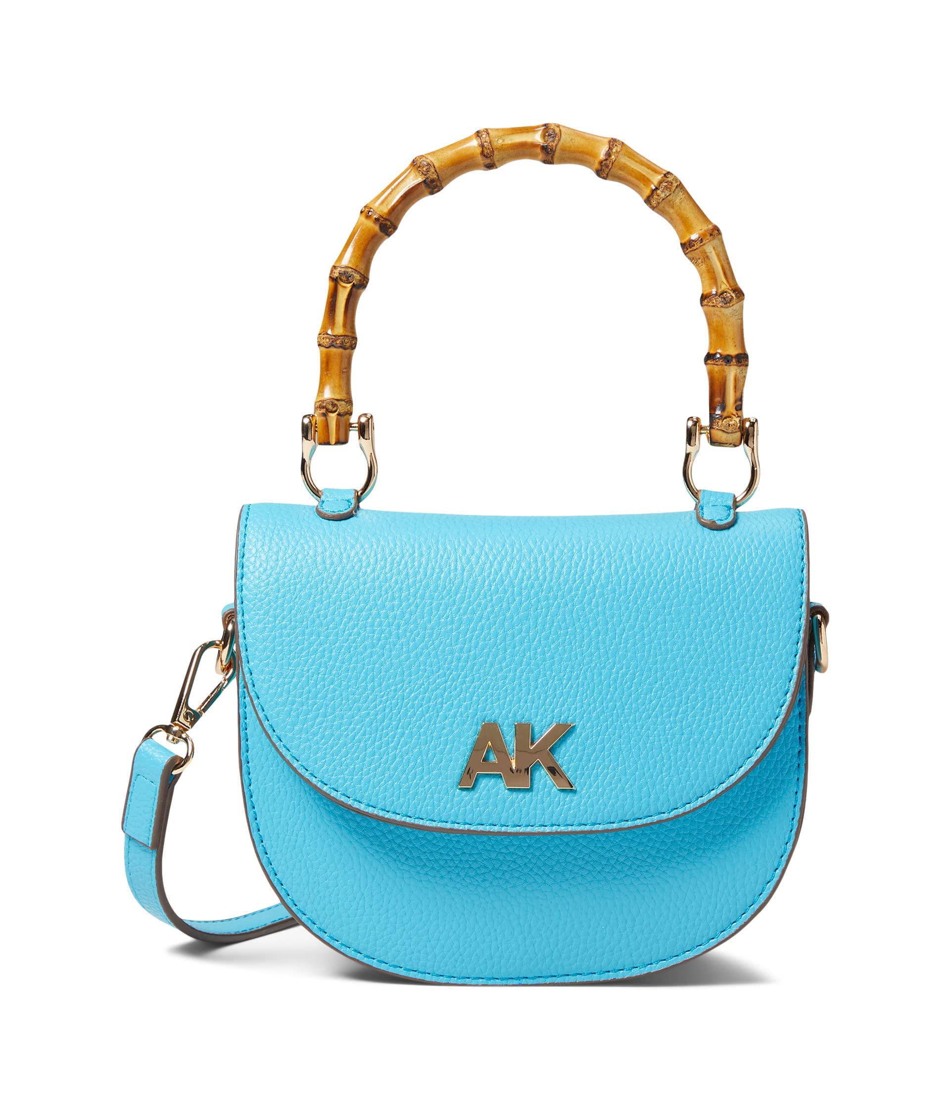 Anne Klein Mini Bamboo Top Handle Crossbody Bag - Stylish Women's Shoulder Purse for Everyday Use, Work & Travel
