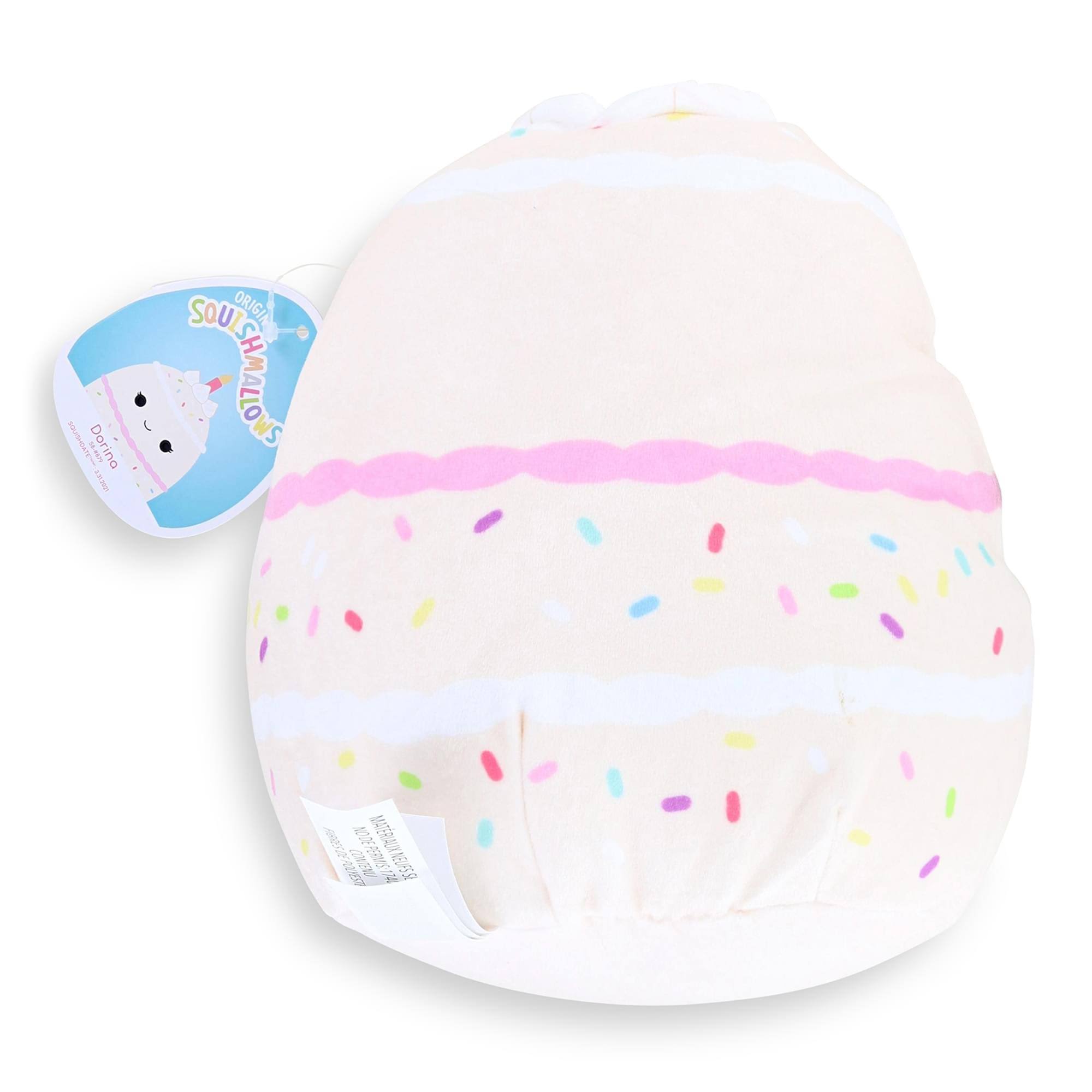 Squishmallow Dorina the Vanilla Birthday Cake Plush Toy - 8