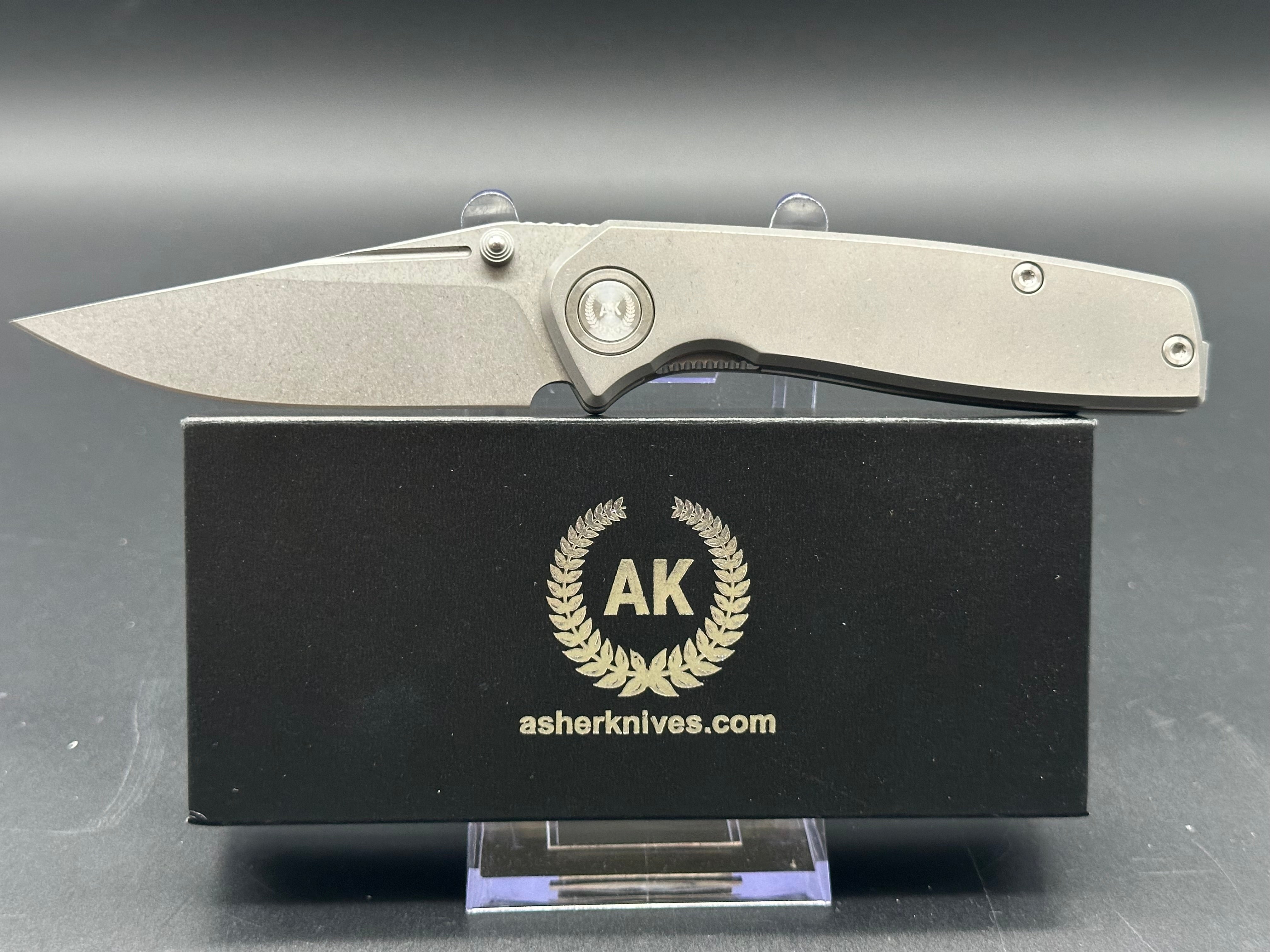 Asher Knives Co. Acuto Ti 3.2
