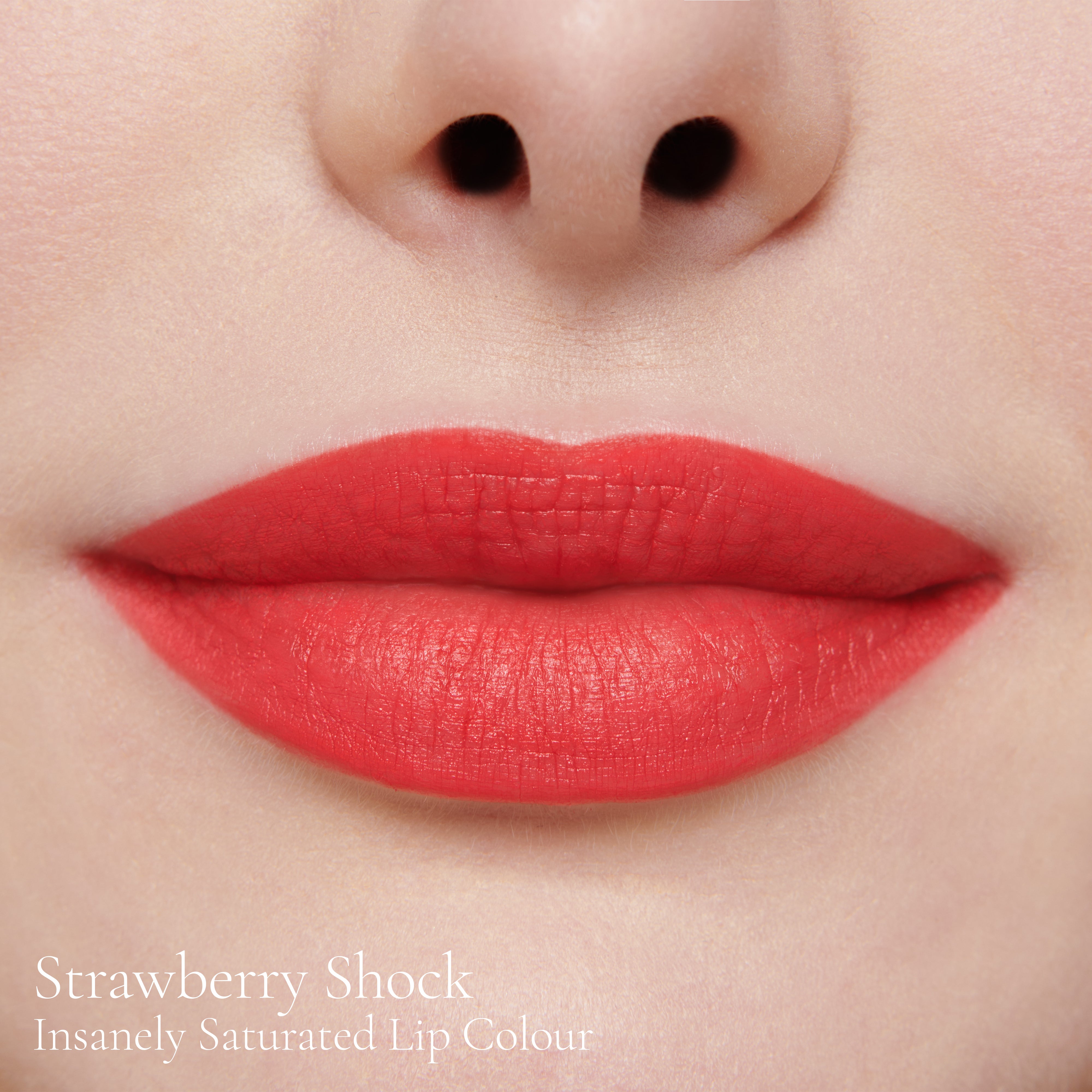 Strawberry Shock Lipstick - Highly Pigmented Matte Lip Color for Long Lasting Wear | Perfect for Parties, Date Nights & Everyday Makeup Looks