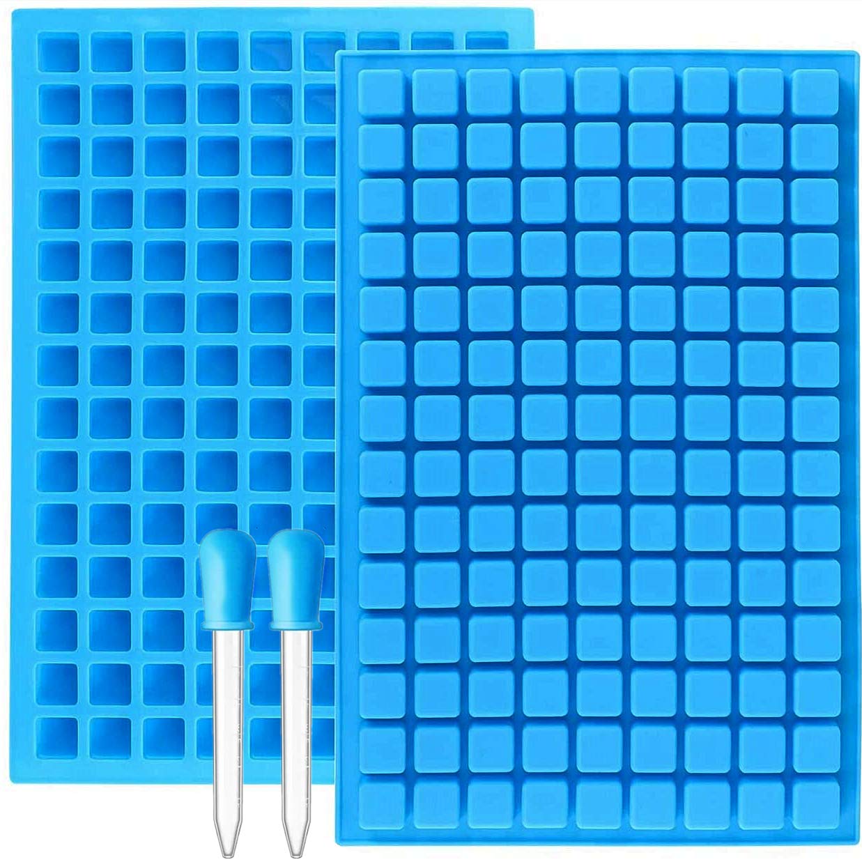 JOERSH Square Silicone Candy Molds - 252 Cavity for Hard Candy, Gummy, Caramels, Chocolate, Ganache & Ice Cubes - Perfect for DIY Desserts, Party Treats & Baking Decorations
