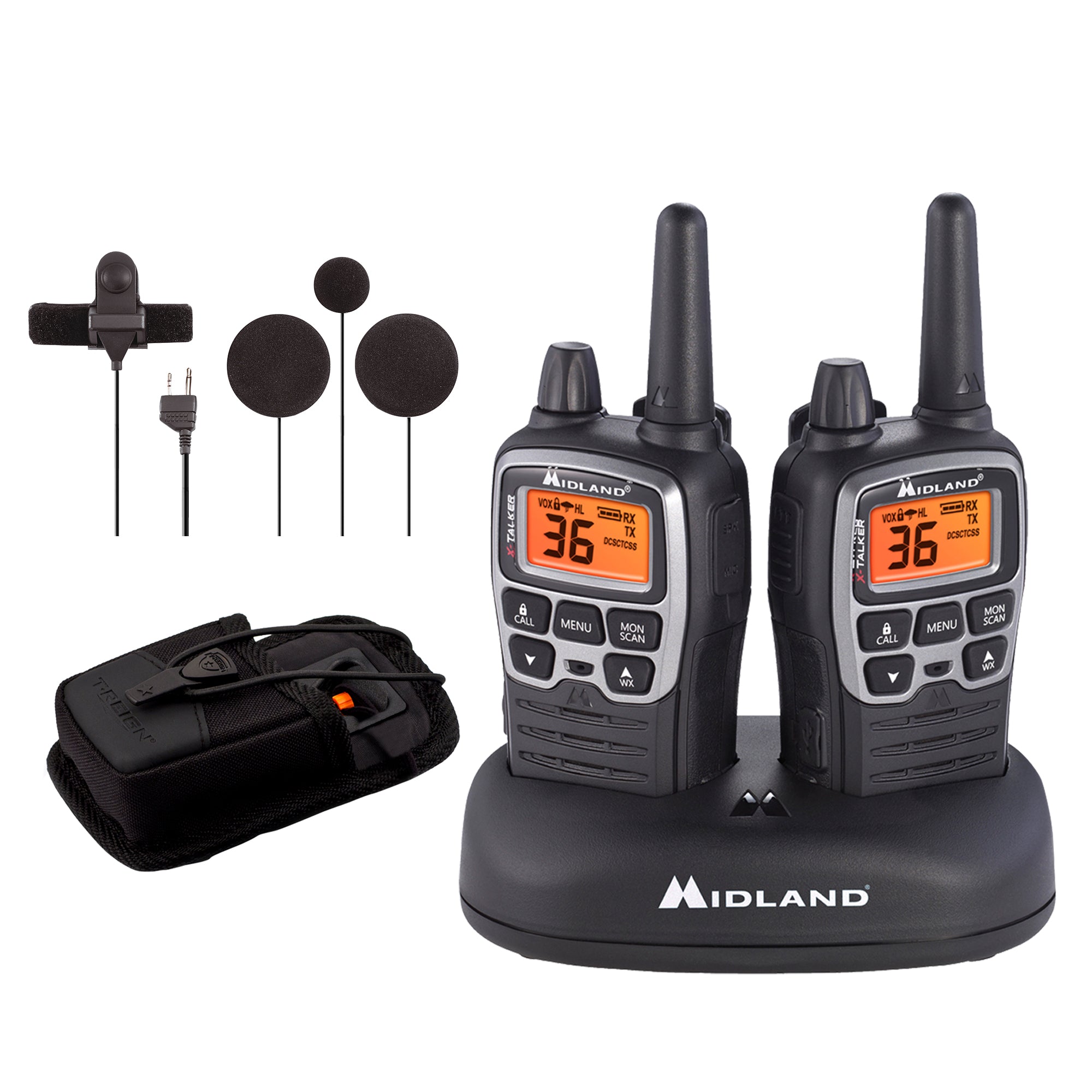 X Talker® FRS Action Sports Helmet Communication Bundle - 2-Way Radio Headset for Motorcycle, ATV, Snowmobile - Noise Cancelling Mic & Speakers - Perfect for Off-Roading, Racing & Outdoor Adventures