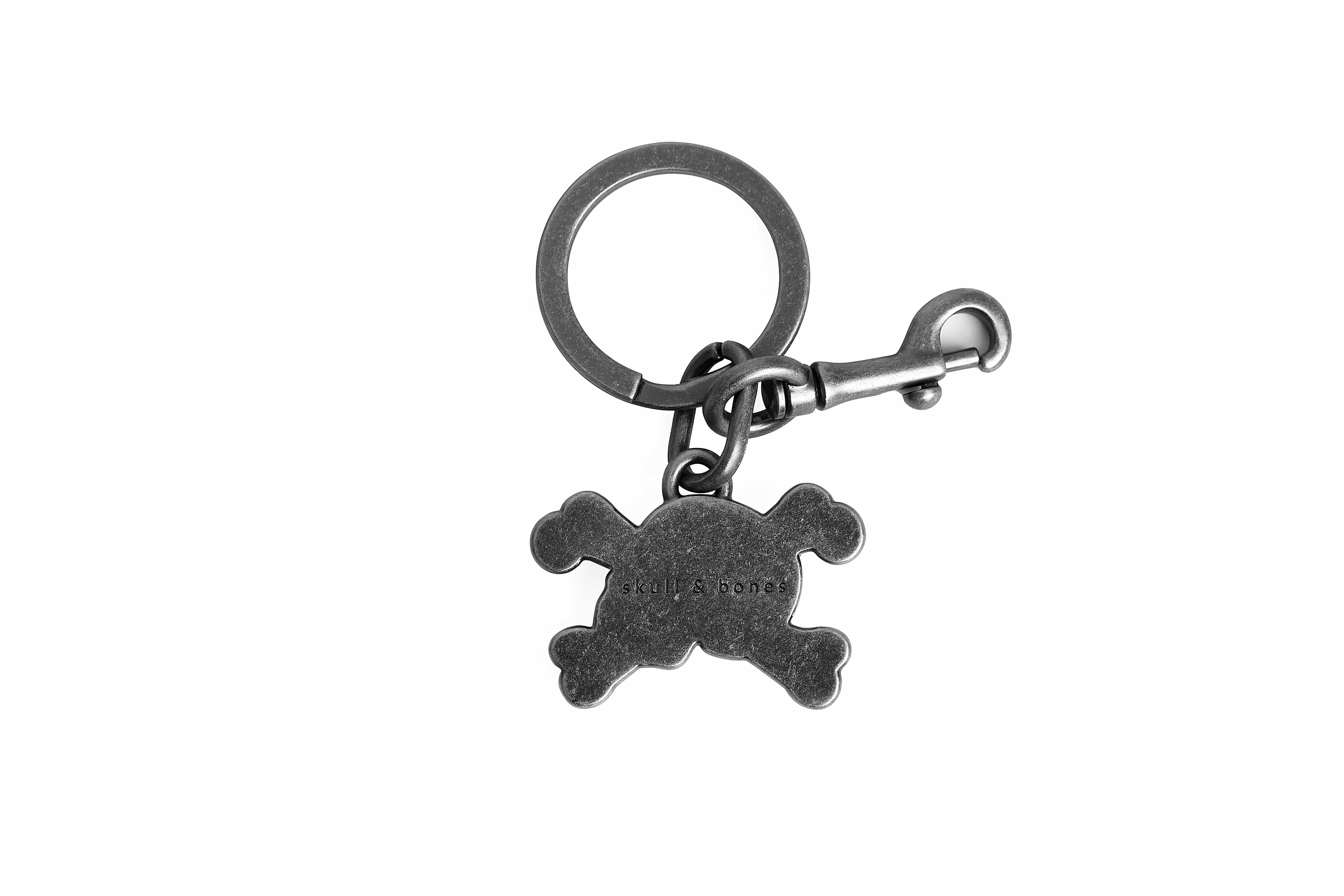 Skull & Bones Keychain - Gothic Punk Accessory for Keys, Bags & Backpacks - Perfect for Halloween, Cosplay & Rock Fans