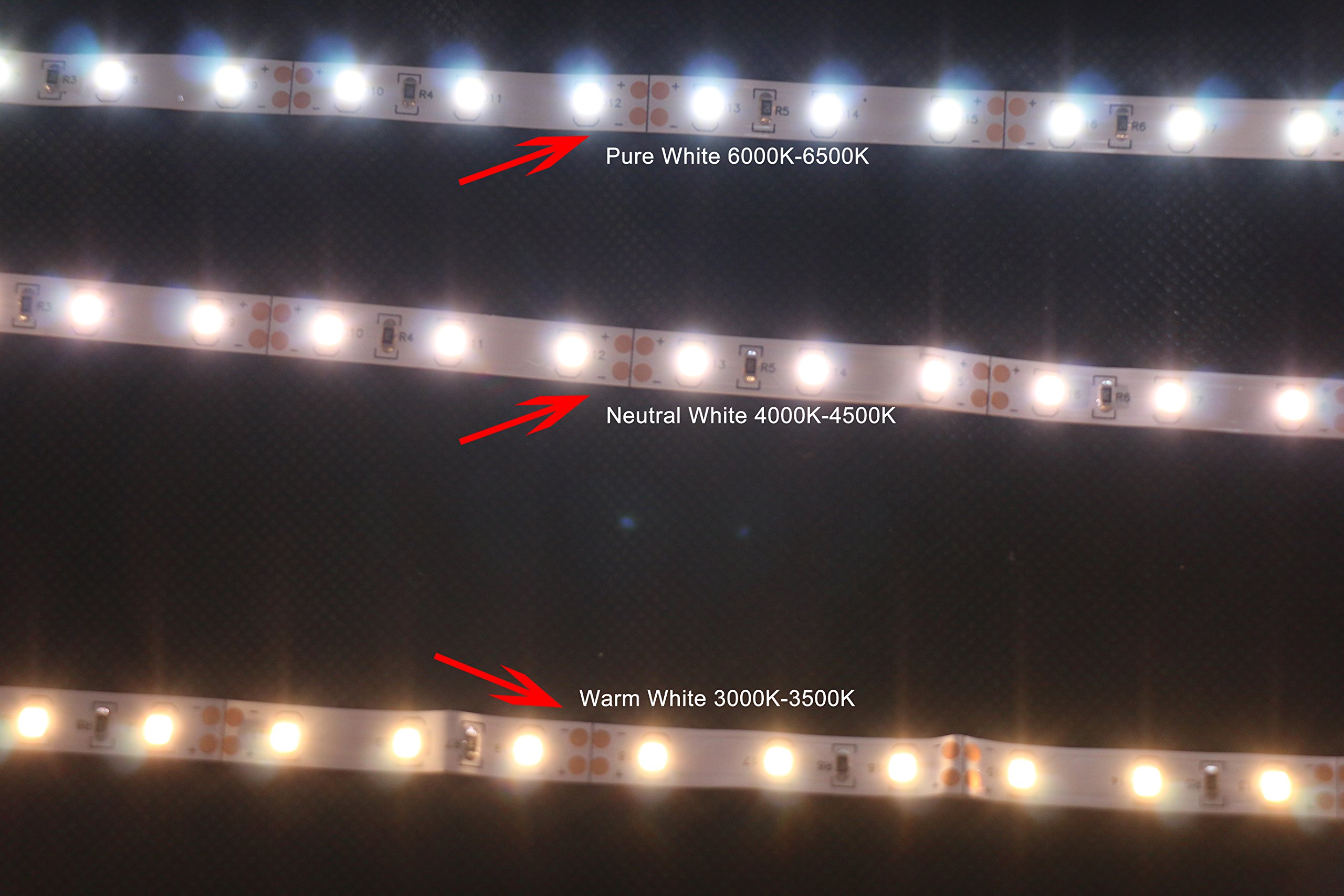 MARSWALLED DIY LED Strip Lights 5M, High CRI 90+ SMD2835, Neutral White 4000K-4500K, Non-Waterproof U-Home LED Light Strips for DIY Photography, Room Decor, Kitchen Under Cabinet Lighting, Bedroom Ambience, and LED Panel Light Projects