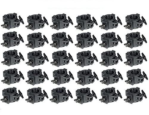 30 Pack DJ Lighting O-Clamp for Mounting Lights to Trussing & Pipe - Professional Stage Equipment for Concerts, Clubs & Events