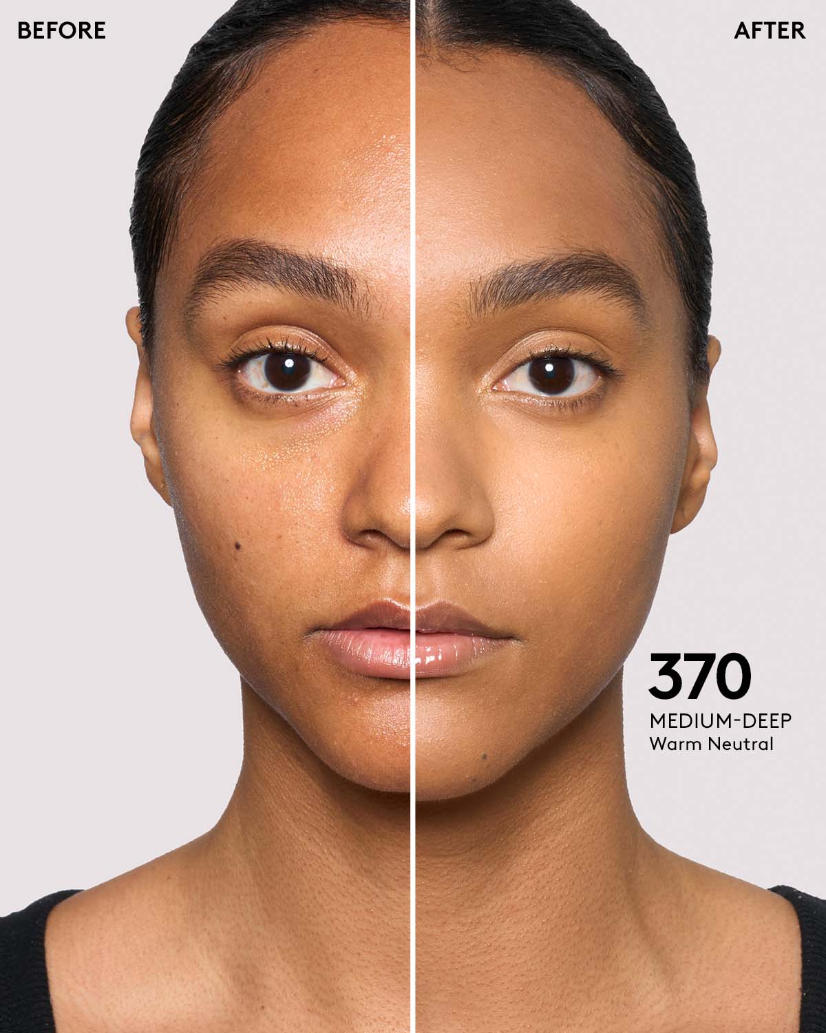Soft'lit Naturally Luminous Longwear Foundation - 370 Light Beige | 24-Hour Hydrating Full Coverage Makeup for Flawless Skin | Perfect for Daily Wear & Special Occasions