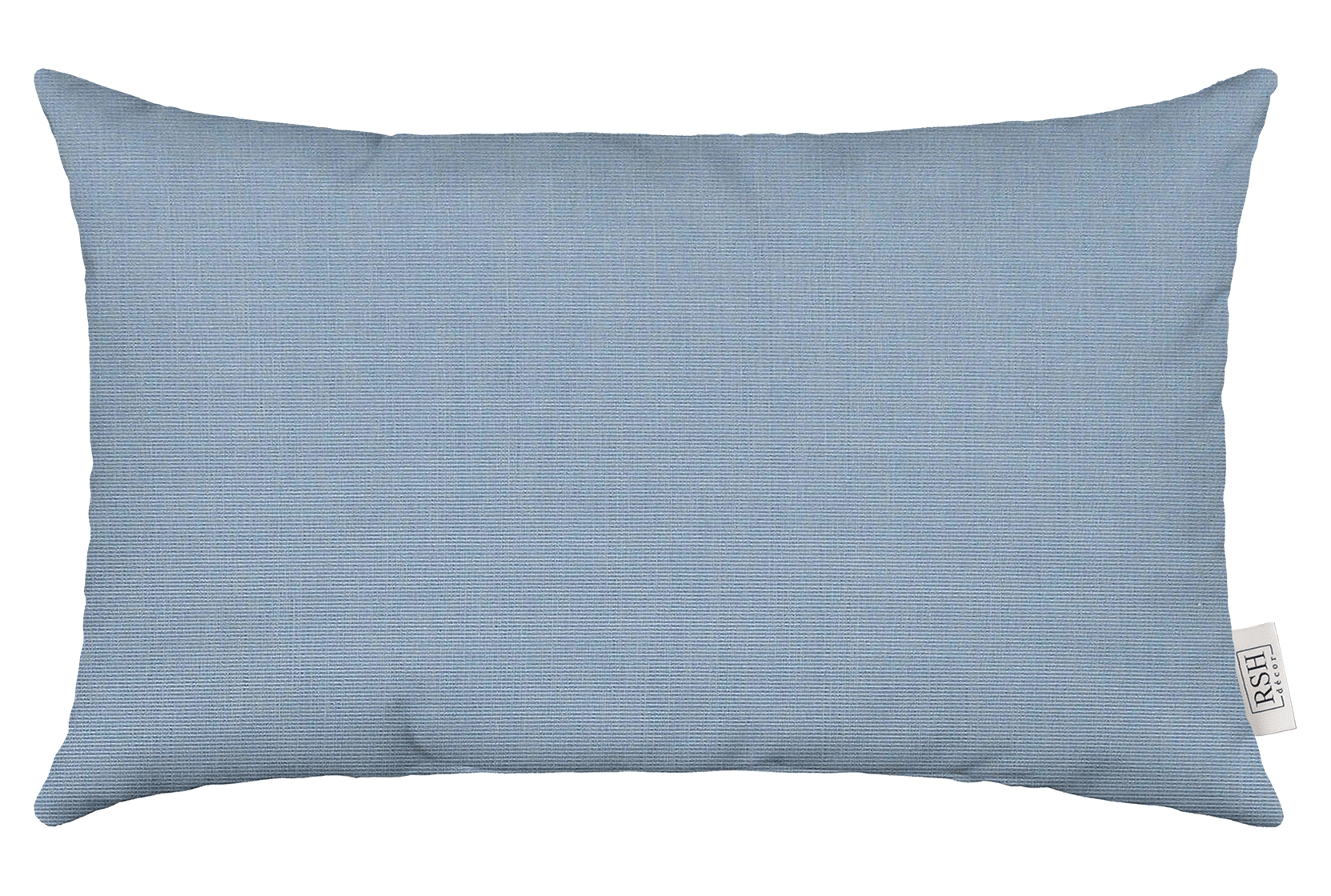 Sunbrella Canvas Blues Lumbar Throw Pillow - Water-Resistant Outdoor Decorative Cushion for Patio, Sofa & Bed - Perfect for Living Room, Garden and Poolside Relaxation