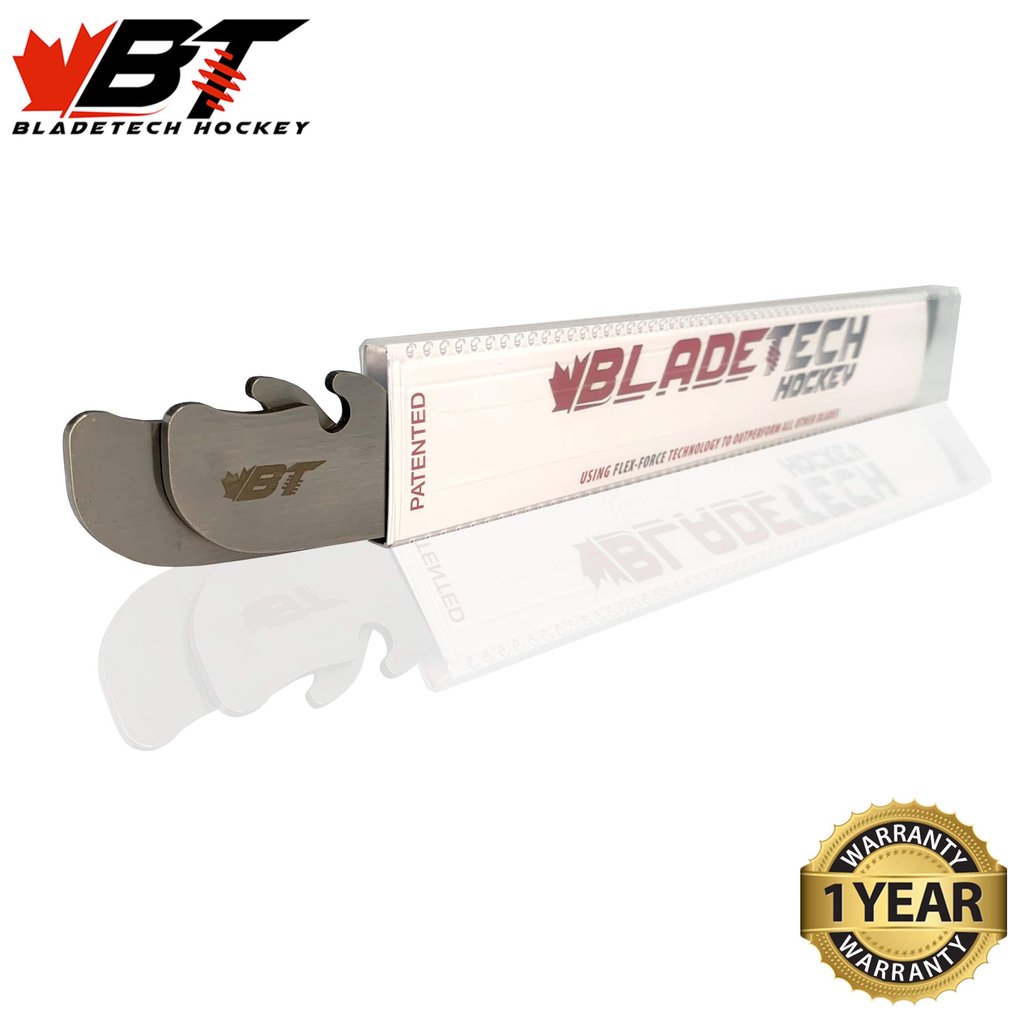 Premium Replacement Skate Blades for GRAF ULTRA/COBRA Hockey Skates - Mirror Finish Stainless Steel - Perfect for Ice Hockey Training & Competitive Play
