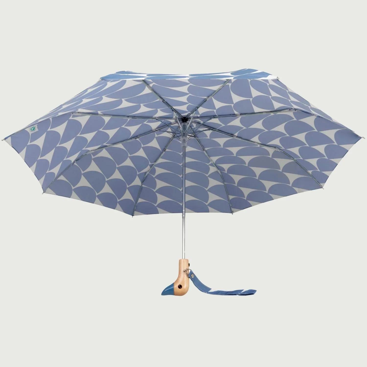 Original Duckhead Denim Moon Rain Umbrella - Waterproof Windproof Compact Travel Umbrella for Men & Women - Perfect for Rainy Days, Commuting, and Outdoor Adventures