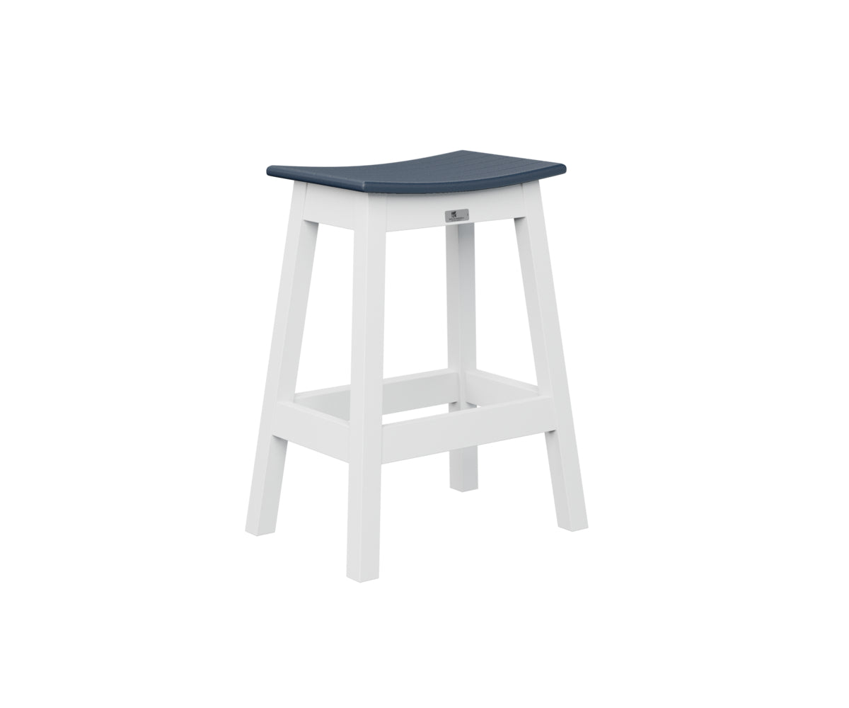 Navy Blue on White