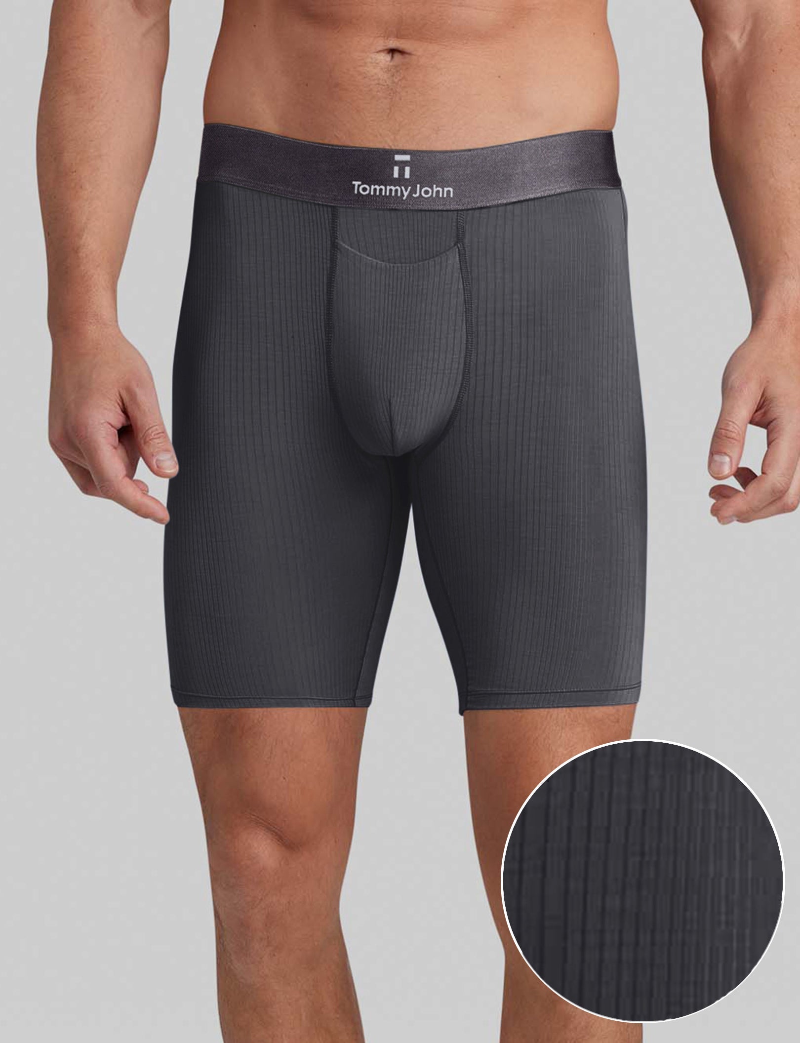 Premium Second Skin Luxe Rib Boxer Briefs - 8-Pack of Ultra Soft Men's Underwear for All-Day Comfort | Perfect for Workout, Lounge & Everyday Wear