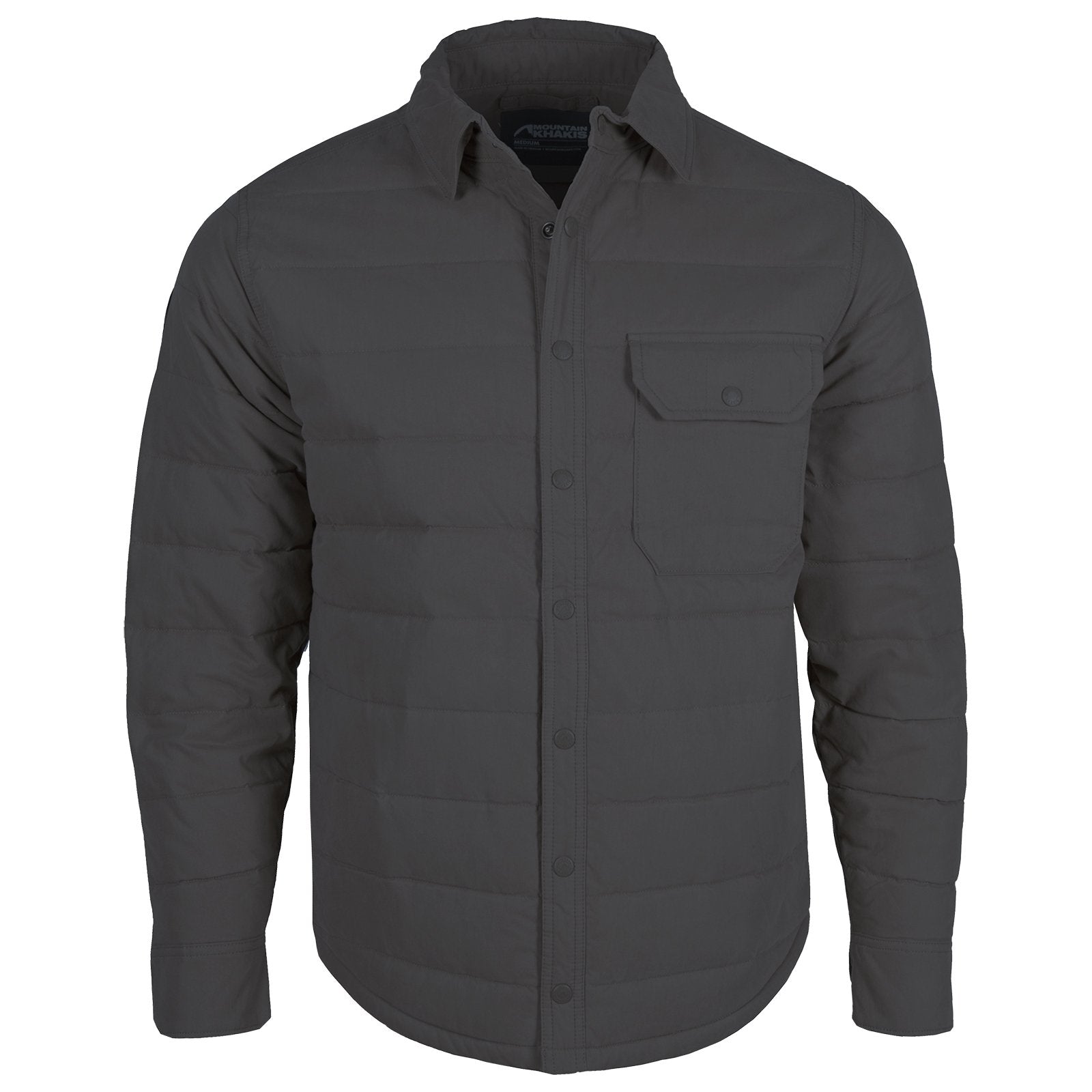 Pine Peak Down Shirt Jacket for Men - Lightweight Warm Puffer Coat for Outdoor Hiking, Camping & Winter Travel