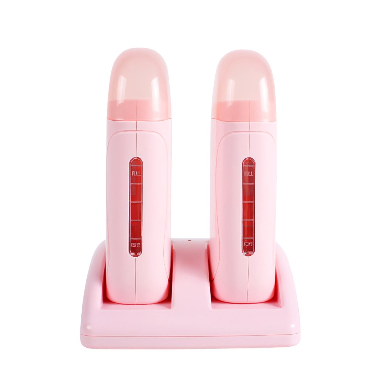 Professional Double Handheld Roll-On Wax Heater for Hair Removal - At-Home & Salon Use - Painless & Effective for Legs, Bikini, Face & Body Waxing