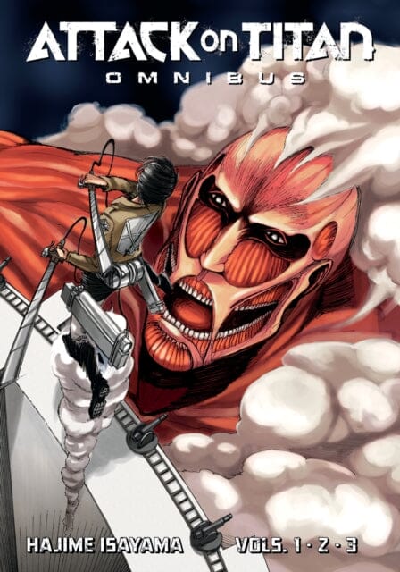 Attack on Titan Omnibus 1 (Vol. 1-3) by Hajime Isayama - Manga Collection for Anime Fans & Collectors - Perfect for Reading, Gifting, and Display