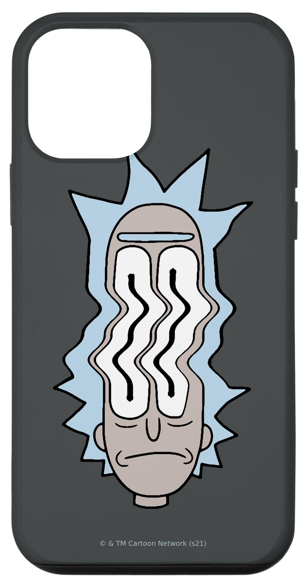 Rick and Morty iPhone 12 Mini Case - Rick Waves Design - Slim Protective Phone Cover for iPhone 12 Mini - Perfect for Fans, Everyday Use, and Gift Giving