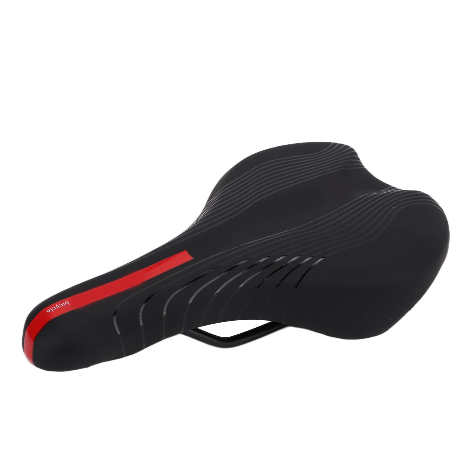 Comfortable PU Leather Bike Saddle - Thickened Cycling Seat for Road & Mountain Bikes - Perfect for Long Distance Riding and Commuting