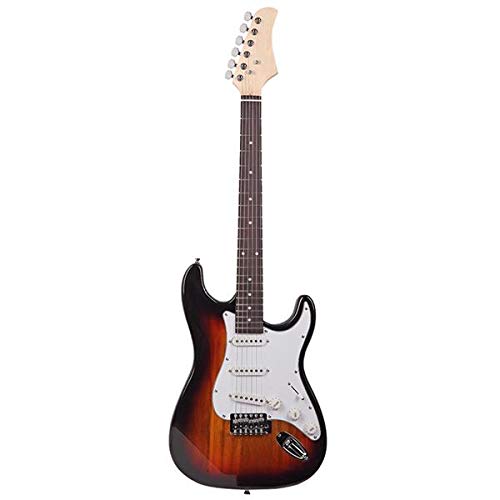 Aveland Rosewood Fingerboard Electric Guitar - Sunset Color for Home & Stage Performance | Perfect for Beginners, Professionals & Live Shows