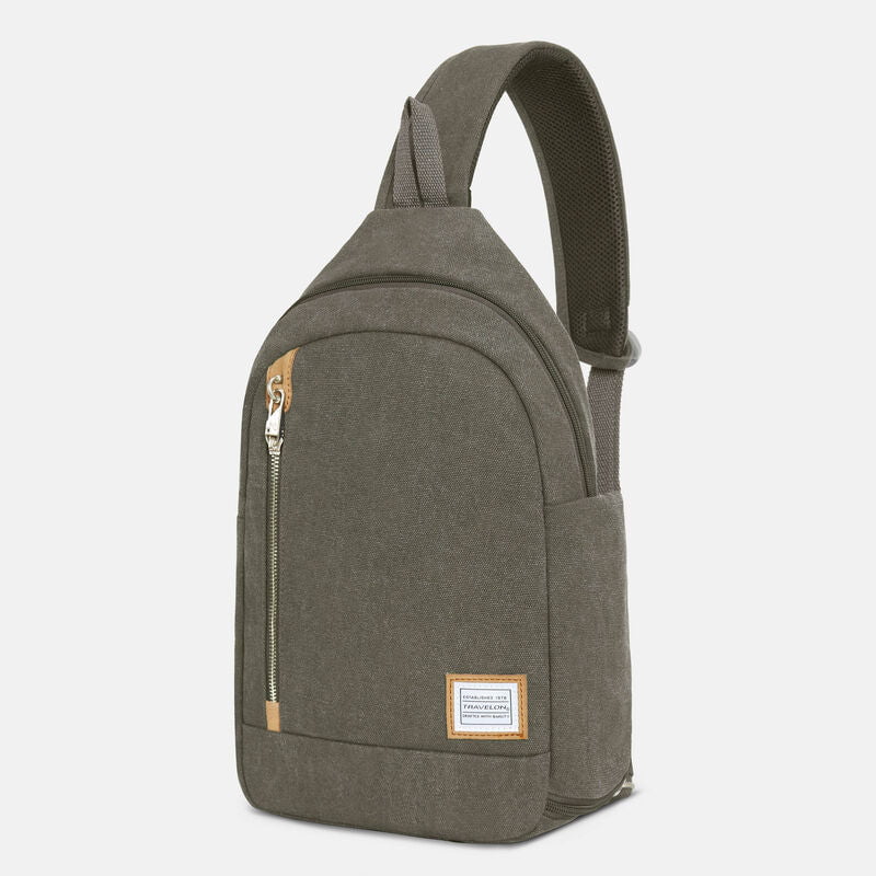 Travelon Anti-Theft Heritage Sling Bag - Secure Crossbody Purse for Women & Men - Perfect for Travel, Commuting & Daily Use