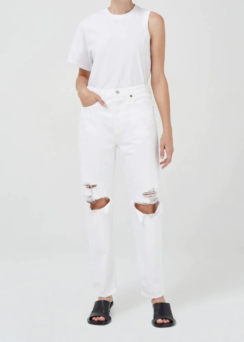 90s Vintage Mid Rise Loose Fit Distressed Jeans for Women - Comfortable Retro Denim Pants for Casual Wear & Street Style Fashion