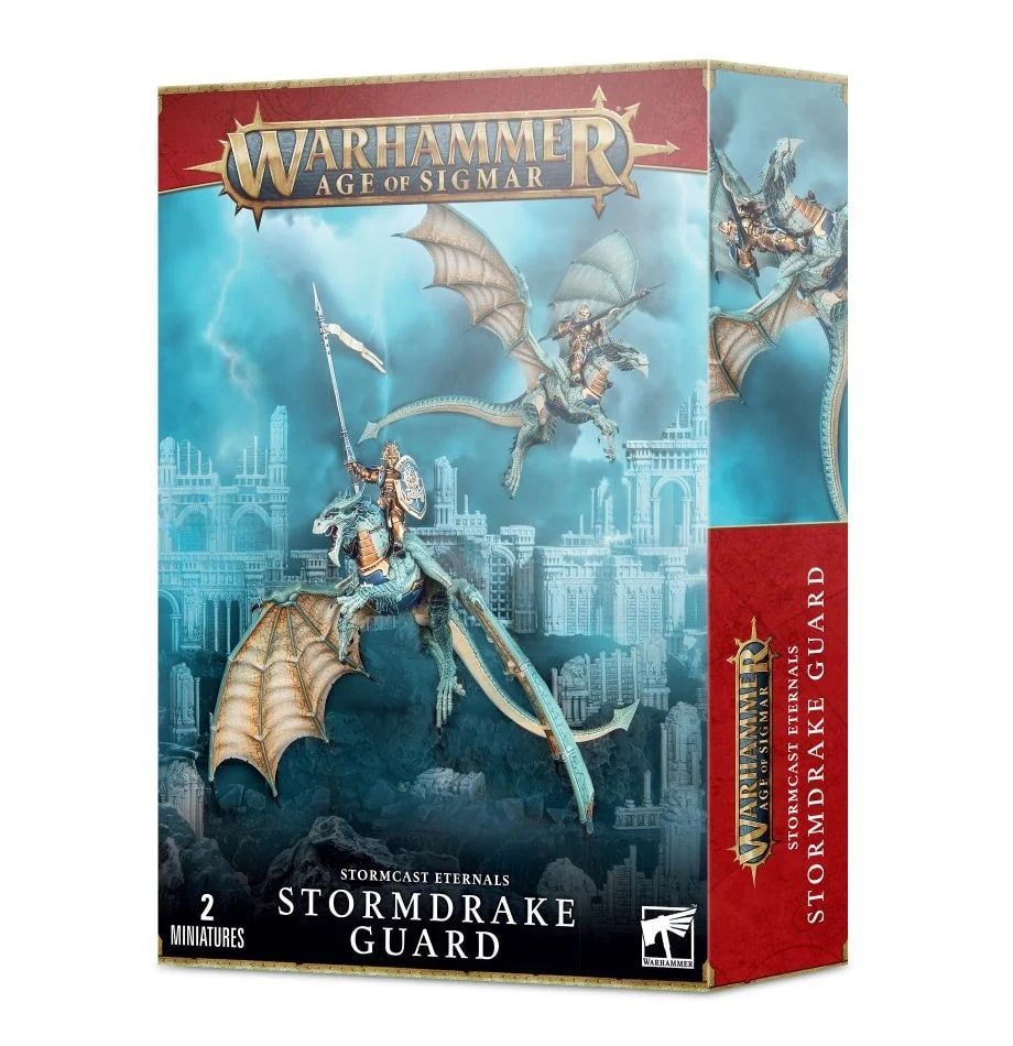 Age of Sigmar Stormcast Eternals: Stormdrake Guard - Elite Dragon Cavalry Miniatures for Warhammer Tabletop Battles | Perfect for Wargaming, Collecting, and Fantasy Strategy Games