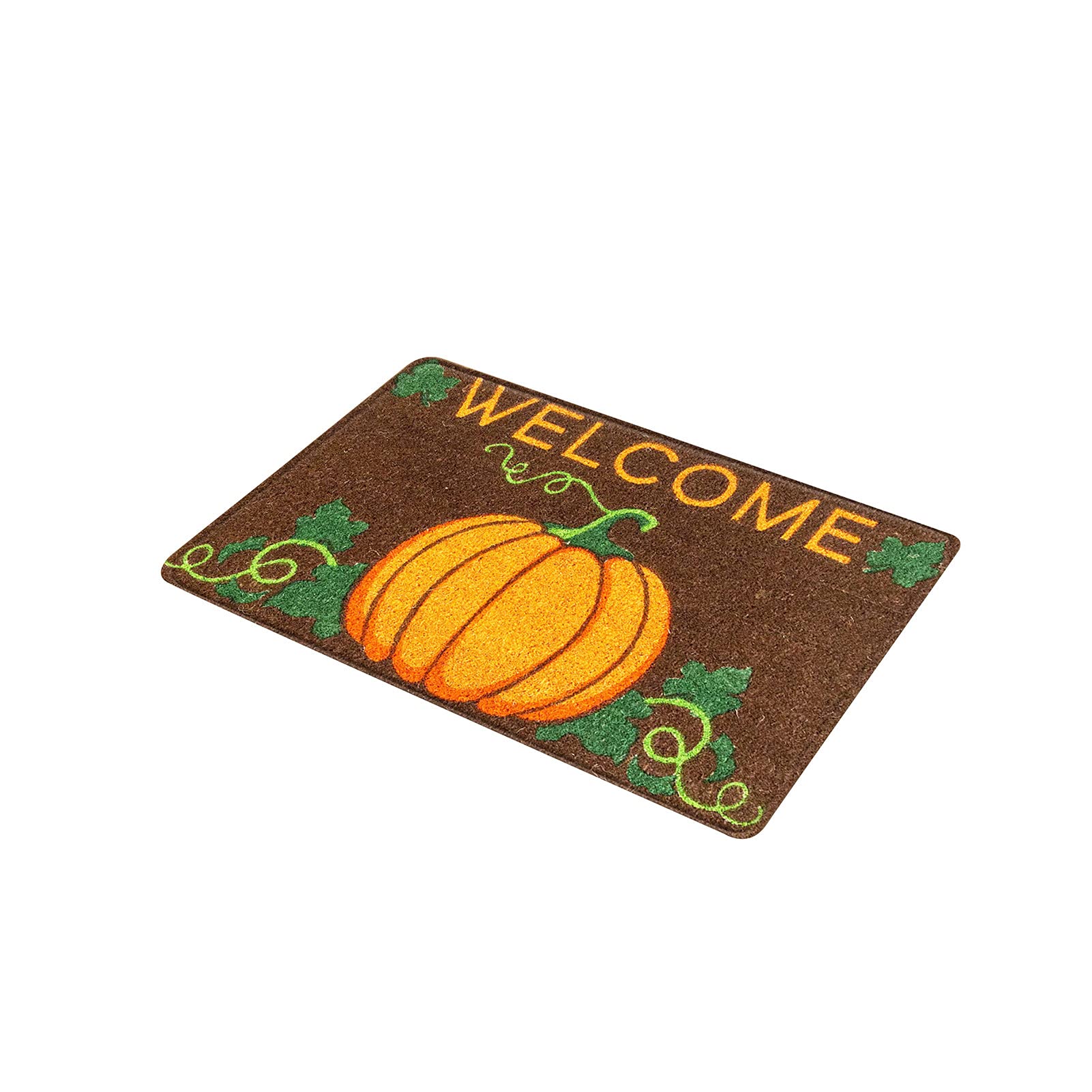 Halloween Themed Polyester Doormat - Durable, Decorative & Non-Slip Entrance Mat for Home, Front Door, Porch - Perfect for Fall Decor & Trick-or-Treaters