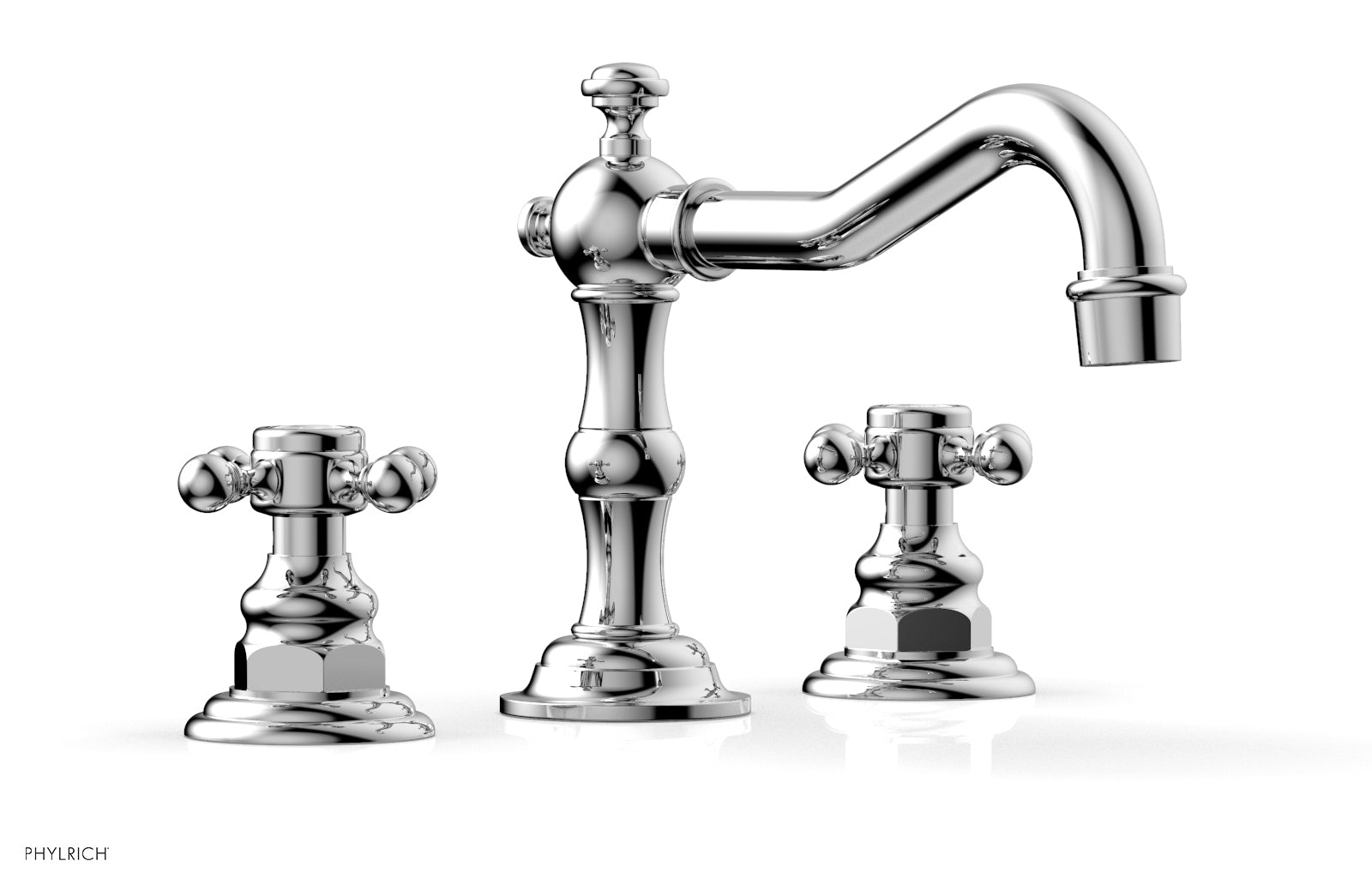 HENRI 8-Inch Widespread Bathroom Faucet with Cross Handles - Model 161-01 - Perfect for Modern Vanities and Luxury Bathroom Renovations