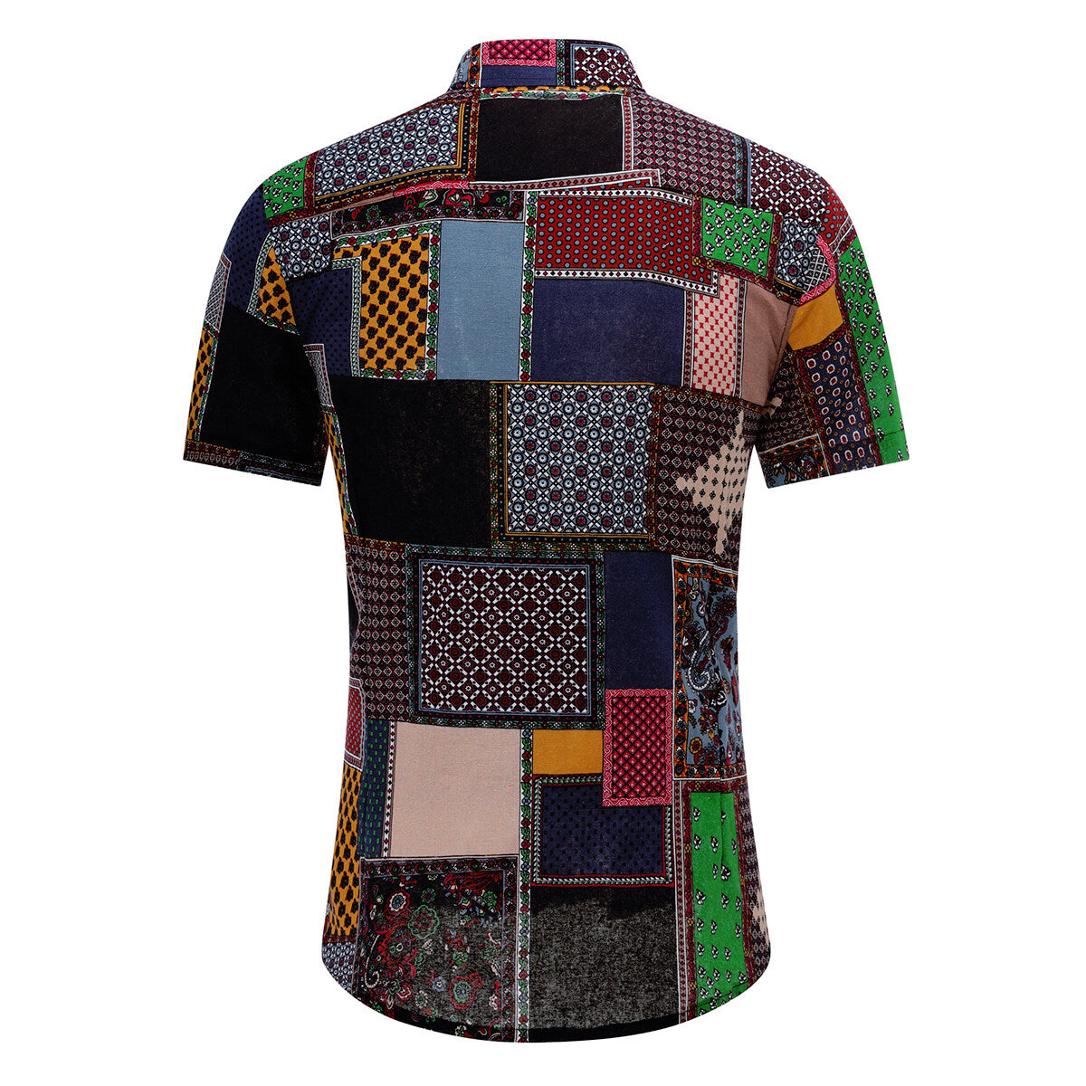 2-Piece Multi-Colored Square Hawaii Summer Suit for Women - Beach Vacation, Pool Party & Tropical Getaway Outfit