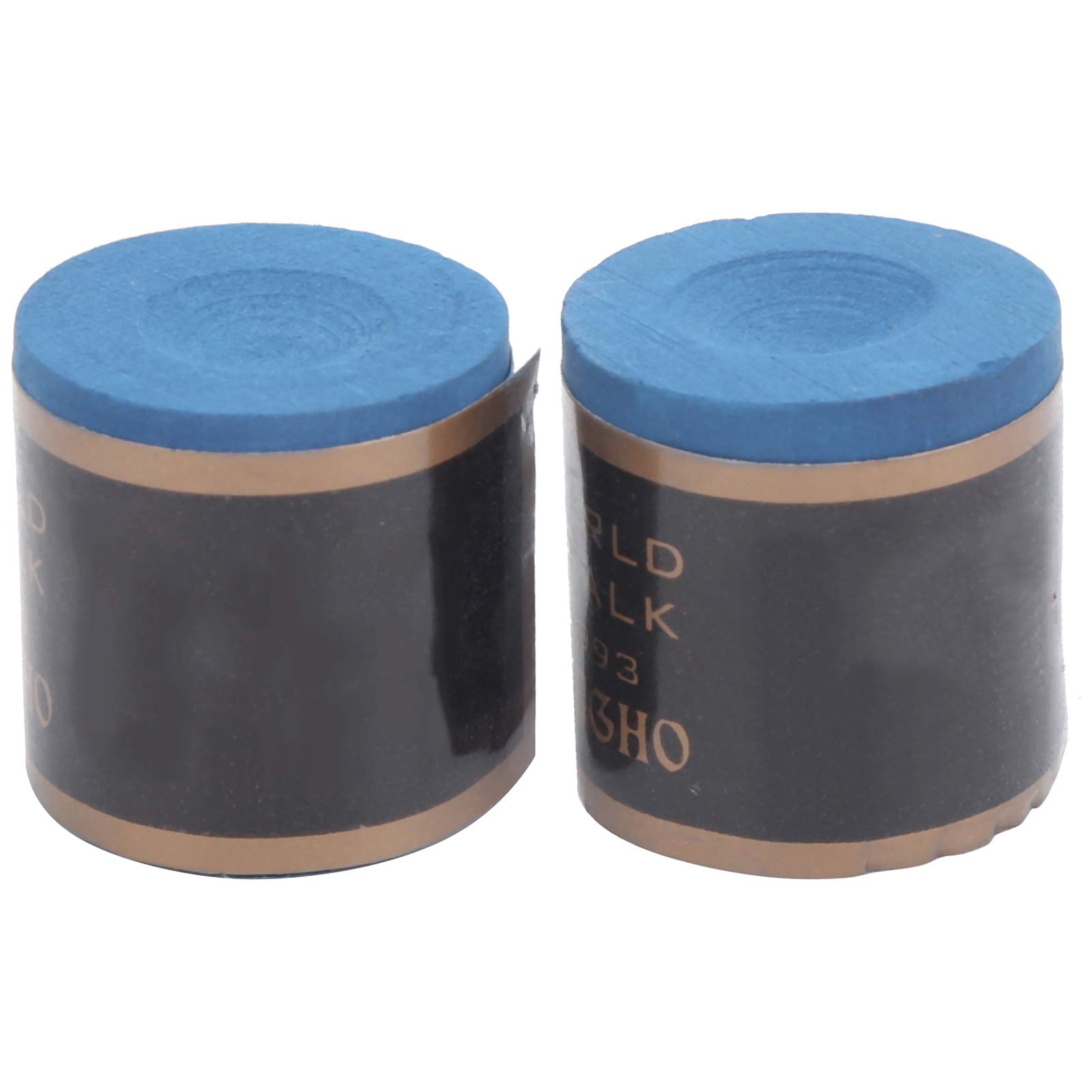 Premium 2-Pack Pool Table Chalk for Billiard Cue Tips - Non-Slip Blue, Green & Red Chalk Cubes - Essential Billiards Accessories for Professional & Home Game Rooms