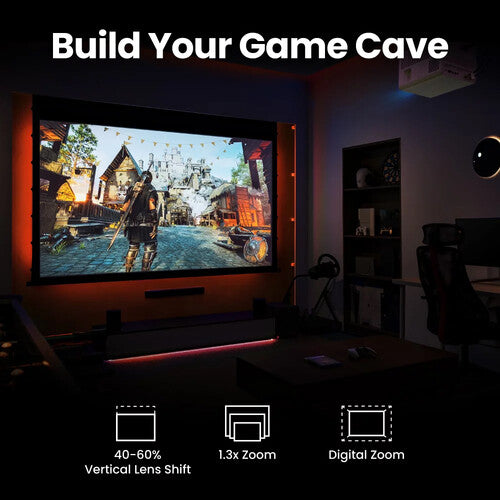 BenQ X3100i 4K UHD Smart Gaming Projector - 3300 Lumens, 4LED DLP Technology | Perfect for Home Theater, Console Gaming & Movie Nights