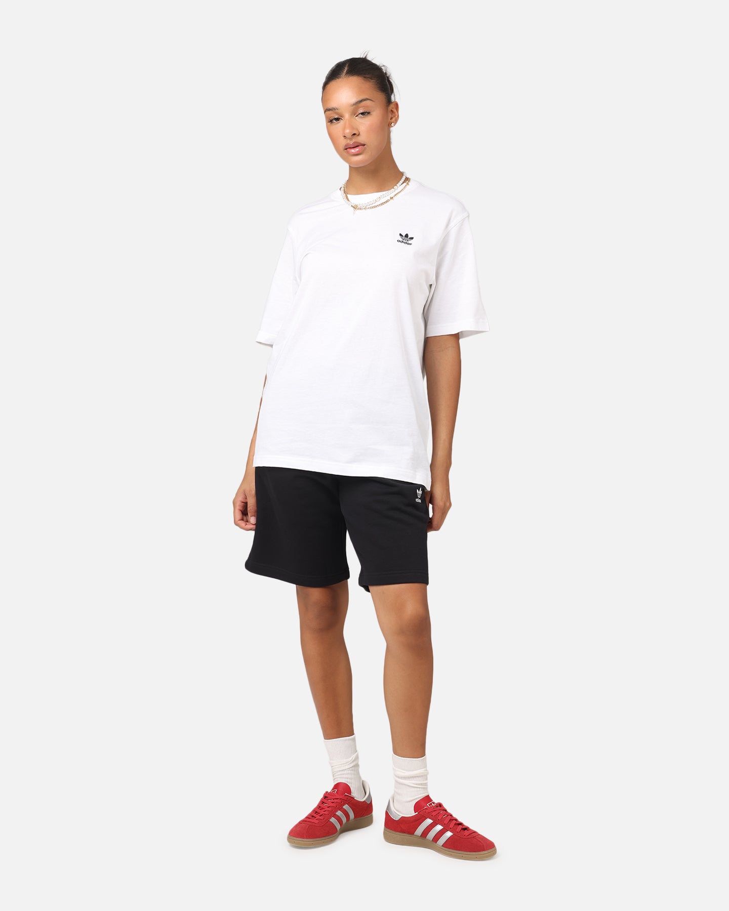 Adidas Essentials Men's White T-Shirt - Comfortable Cotton Crew Neck Tee for Casual Wear & Gym Workouts