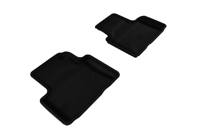 3D MAXpider Kagu Custom Fit 2nd Row Floor Mats for 2007-2015 Infiniti Q40/G35/37 - All Weather Protection & Anti-Slip Design - Perfect for Daily Commute, Road Trips & Family Car Protection