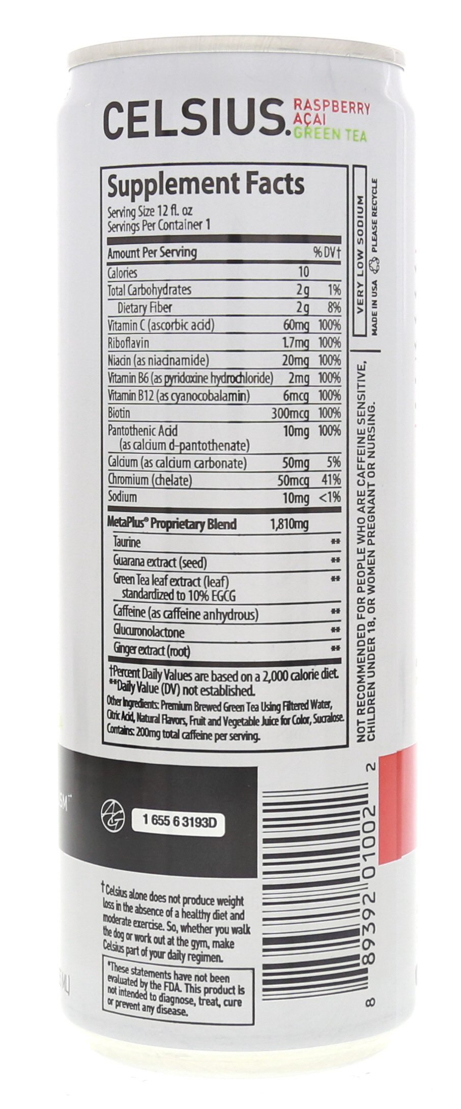 CELSIUS Fitness Drink 4-Flavor Variety Pack - Zero Sugar Energy Drinks, 12oz Slim Cans (12 Pack) - Pre-Workout & Post-Workout Hydration for Athletes & Gym Lovers
