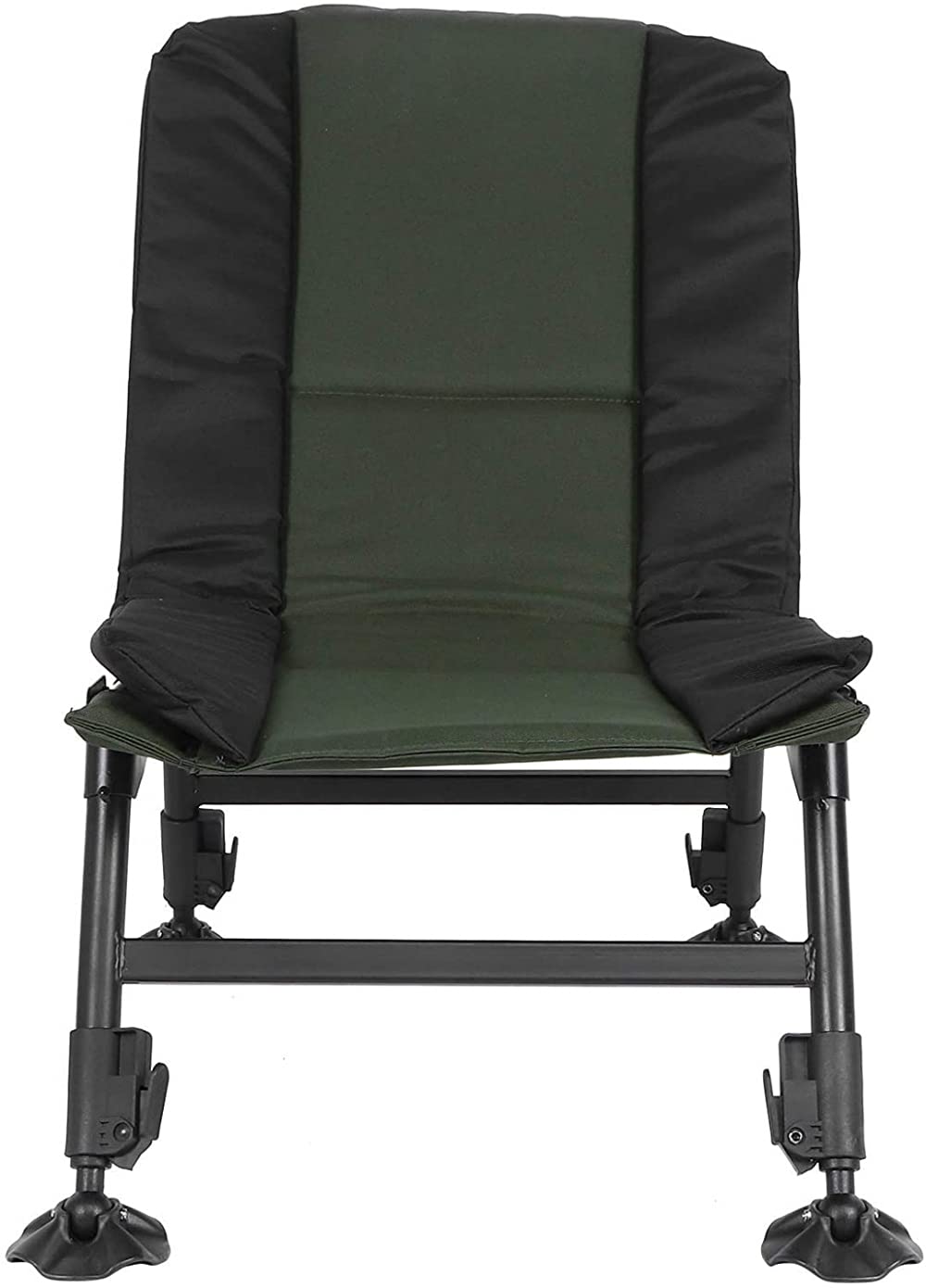 Adjustable Height & Tilt Fishing Chair - Portable Folding Camping Chair for Outdoor Activities - Perfect for Fishing, Hiking, Picnics & Beach Trips