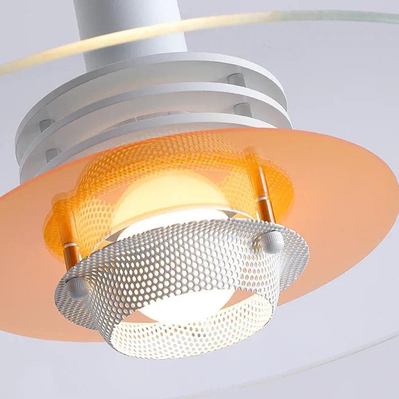 Modern Round Transparent Glass Pendant Light - Elegant Ceiling Lighting for Dining Room, Kitchen, Living Room & Bedroom