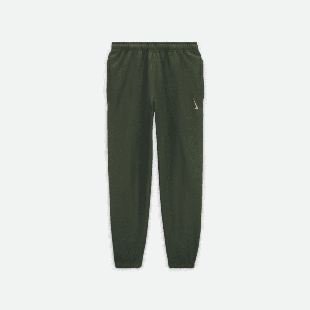 Billie Eilish x Nike Fleece Pants Sequoia Green - Women's Comfortable Joggers for Casual Wear & Lounge