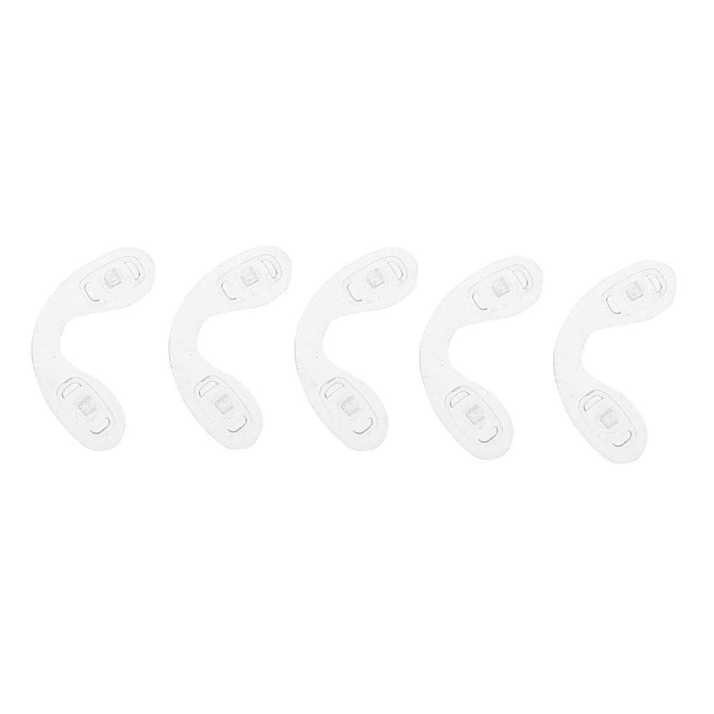 Jojomis Silicone Nose Pads for Glasses - Soft, Comfortable, Size M - Anti-Slip Eyewear Accessories for Reading, Driving & Daily Use