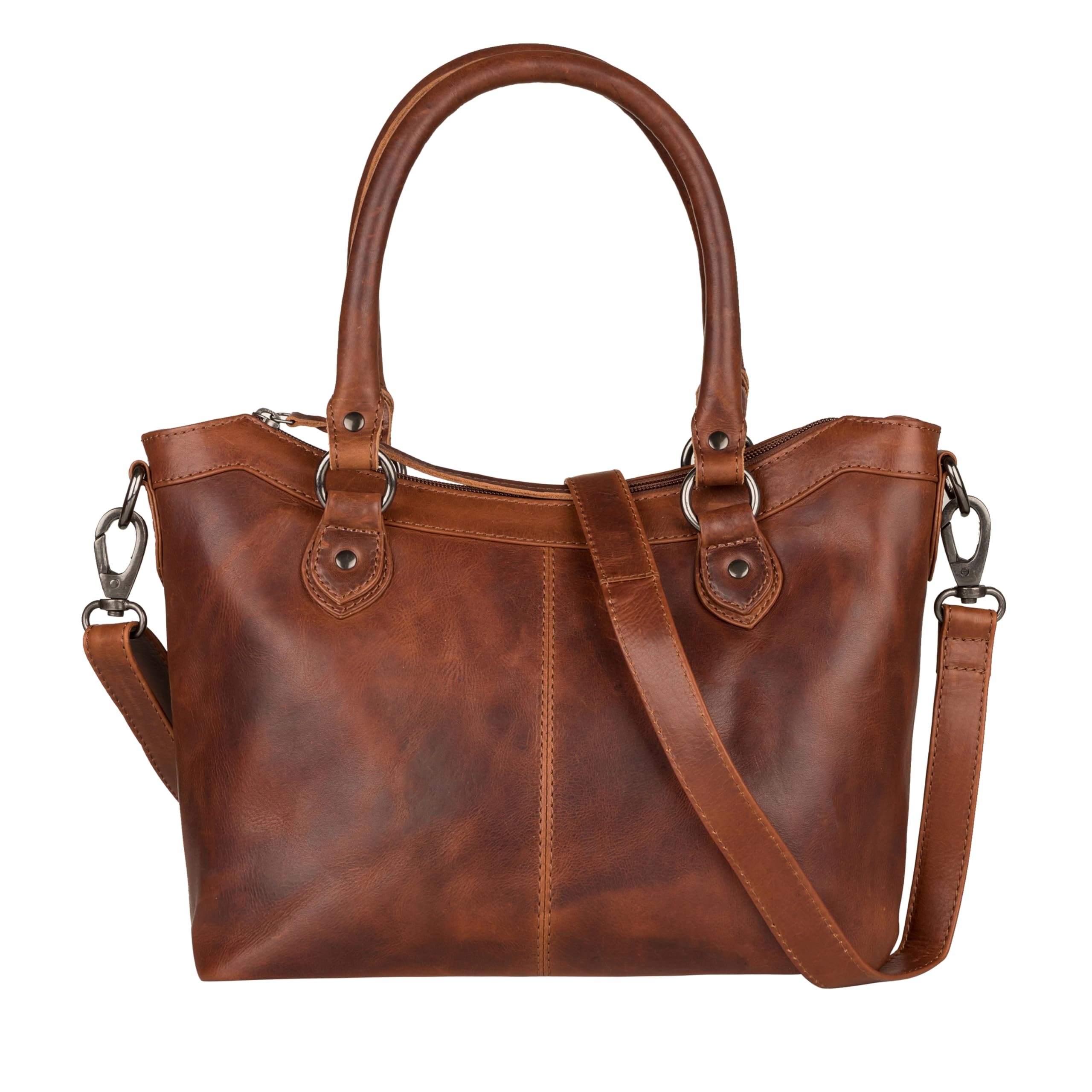 Stylish Sadie Satchel - Spacious Crossbody Shoulder Bag with Universal Gun Holster & Secure YKK Locking | Perfect for Work, Travel & Everyday Use