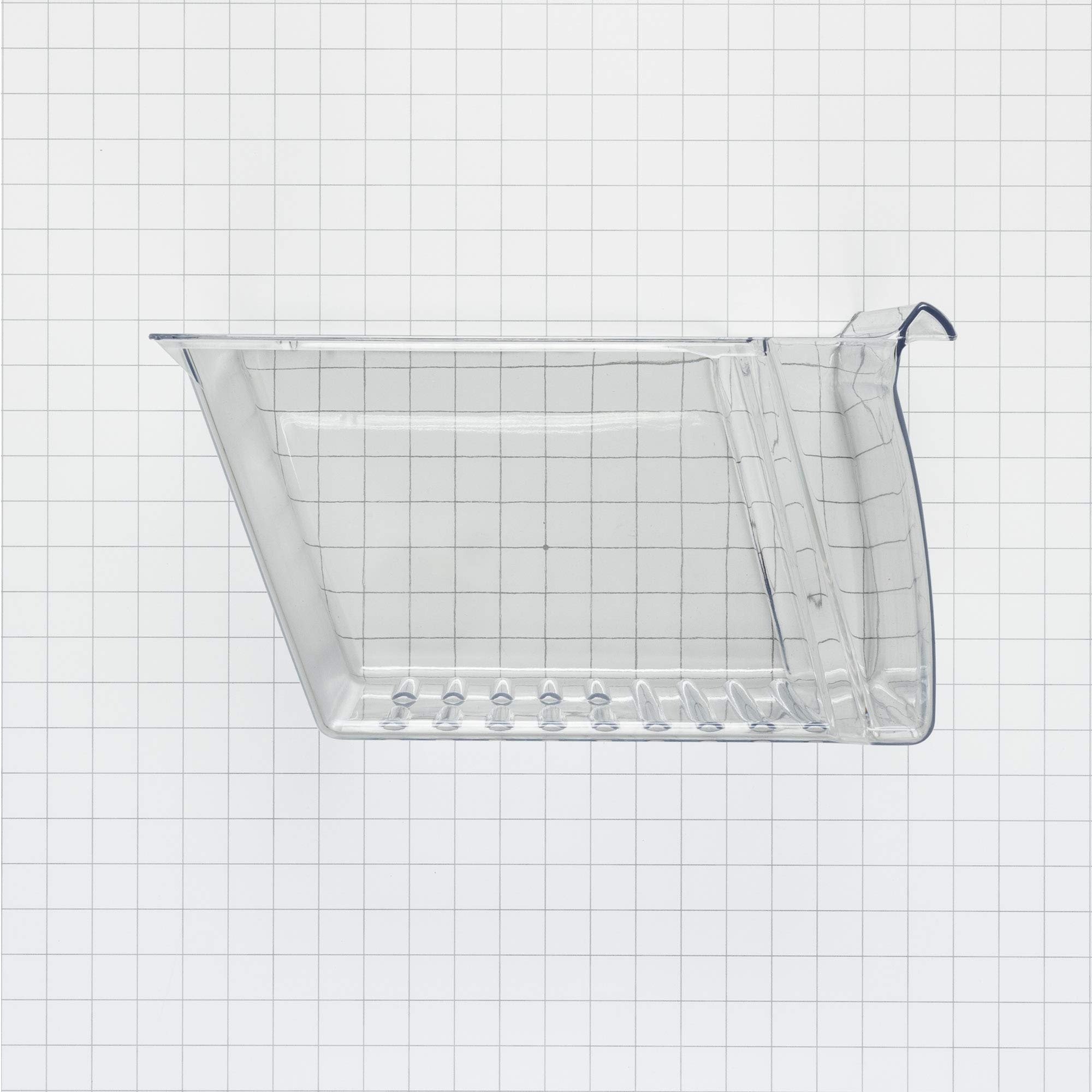 Whirlpool 2188661 Side by Side Refrigerator Crisper Drawer Replacement Part - Fresh Food Storage Bin for Fruits & Vegetables | Compatible with Select Whirlpool Refrigerator Models