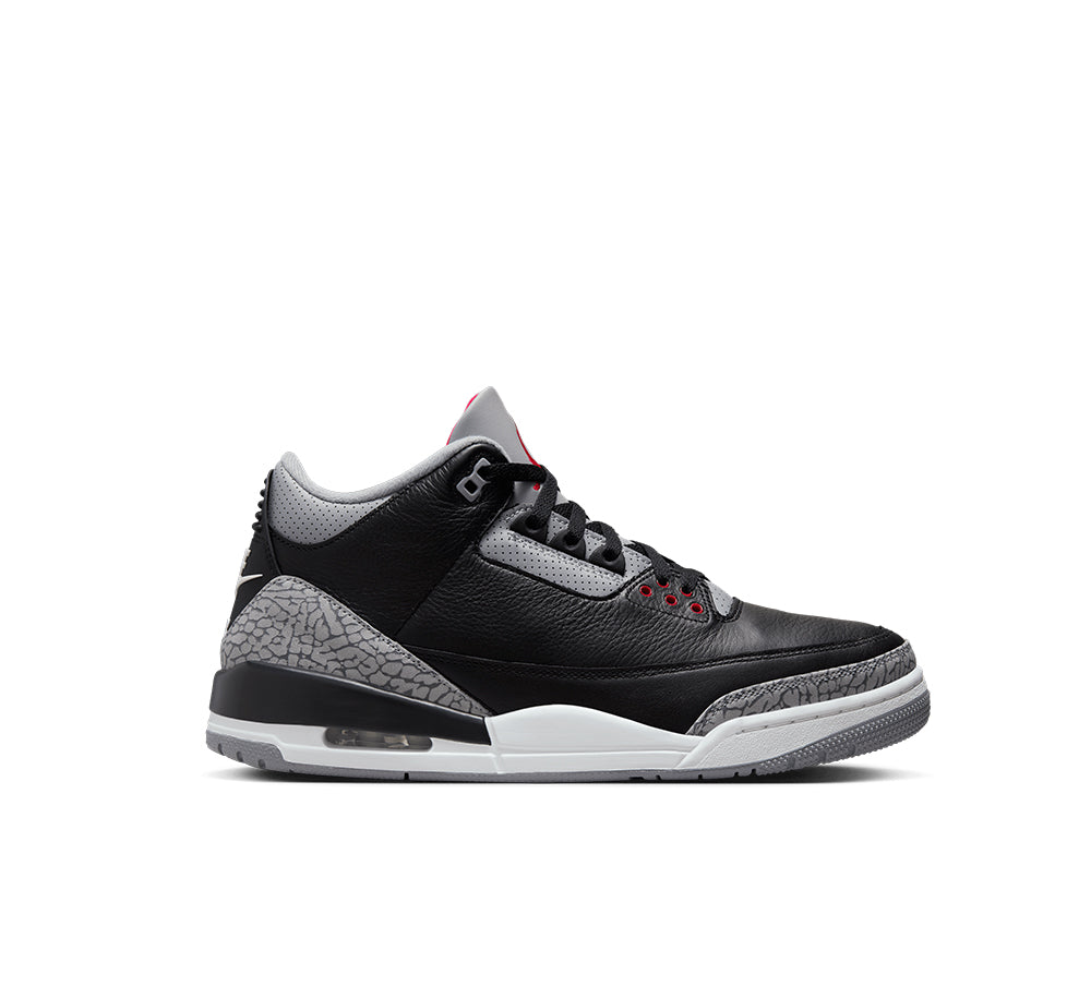 Air Jordan 3 Retro Black Cement Men's Basketball Shoes - Classic Sneakers for Casual Wear & Street Fashion | Perfect for Basketball, Gym & Everyday Outfits