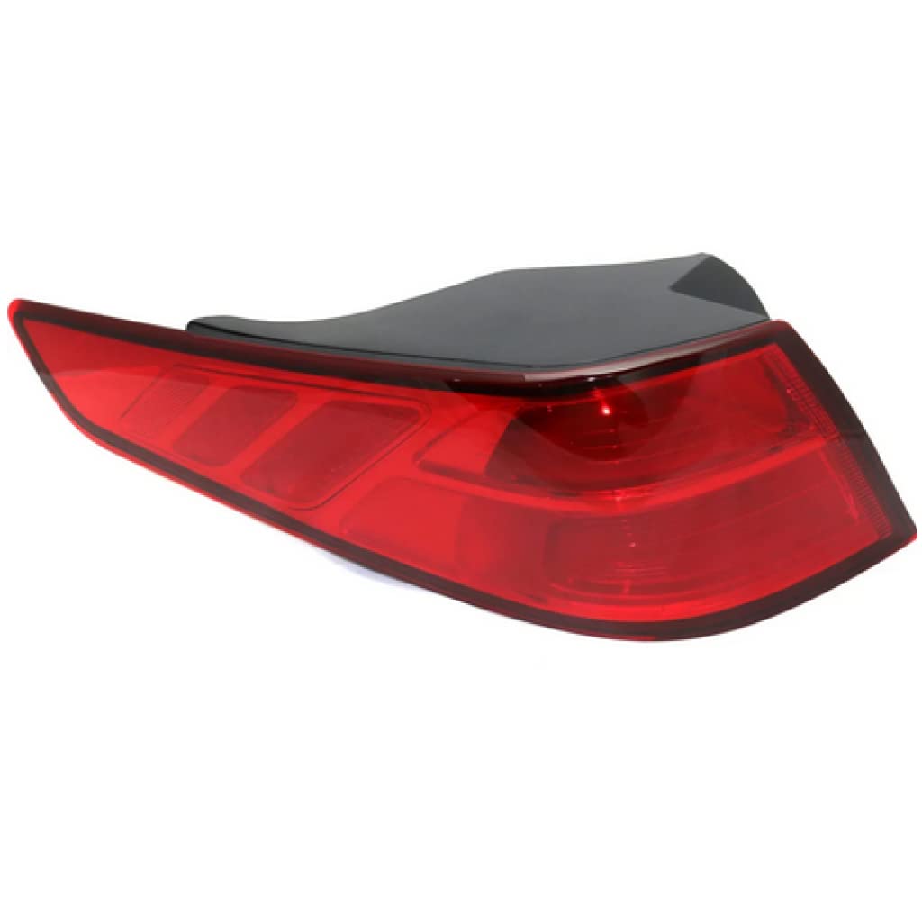 2014-2015 Kia Optima Driver Side Tail Light Assembly - DOT Certified (KI2804114-92401 4C500) | Unpainted with Bulbs Included | Perfect for Replacement & Night Driving Safety