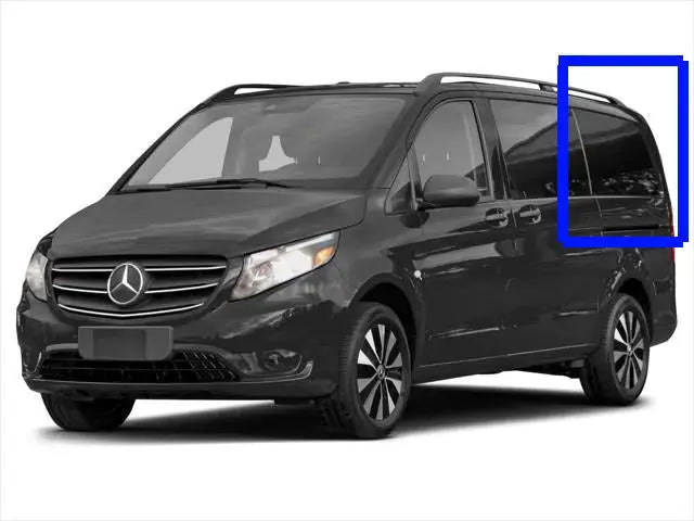 Mercedes Metris Van Fixed Window 2015+ Driver Side Rear Quarter 126WB (DTVT005) - Replacement Auto Glass for VWD Mercedes Metris - Perfect for Cargo Vans, Delivery Vehicles & Fleet Maintenance